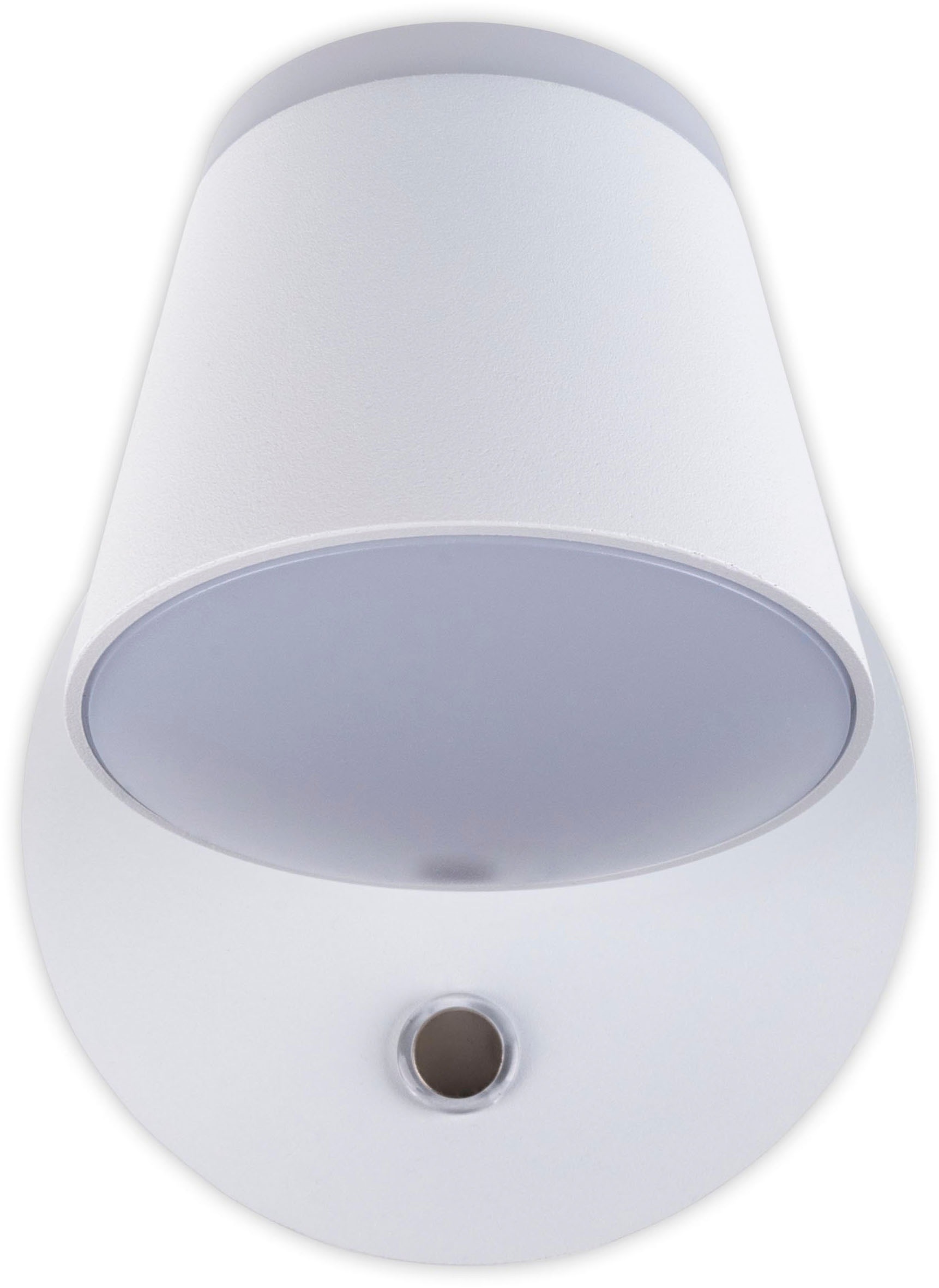 näve LED Wandleuchte »Tondo«, 1 flammig, Leuchtmittel LED-Modul | LED fest integriert, magnetisch, Akku Aufladung per USB-C Kabel, dimmbar per touch, Memory