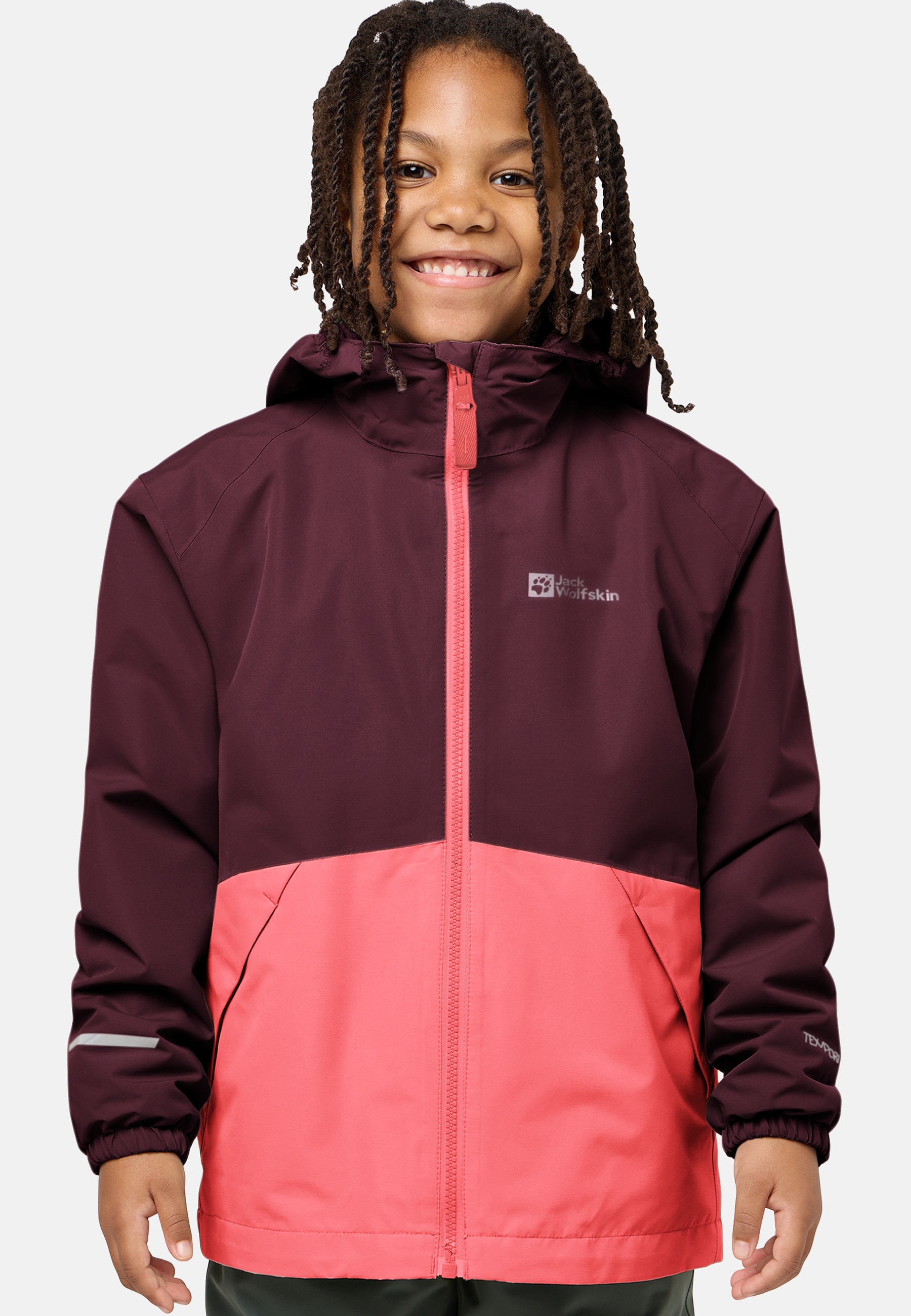 Jack Wolfskin 3-in-1-Funktionsjacke »ICELAND 3IN1 JACKET K«, mit Kapuze, 3in1, wasserdicht, Übergangsjacke