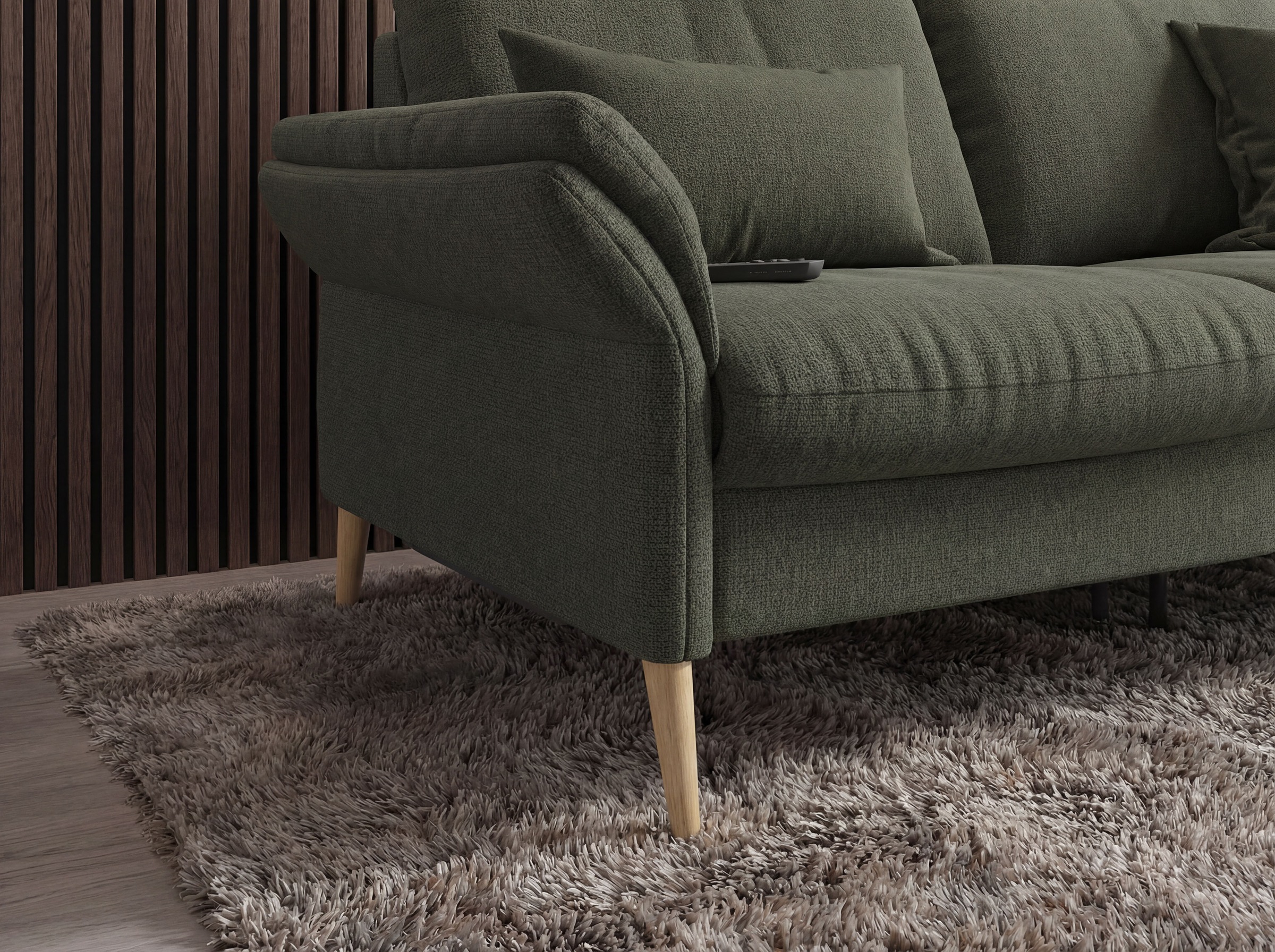 Home affaire 3-Sitzer »Sarsina, pure Entspannung mit Herz-Waage-System im Federkernsitz« Motorische Relaxfunktion, optimale Durchblutung & Kabel-Handschalter