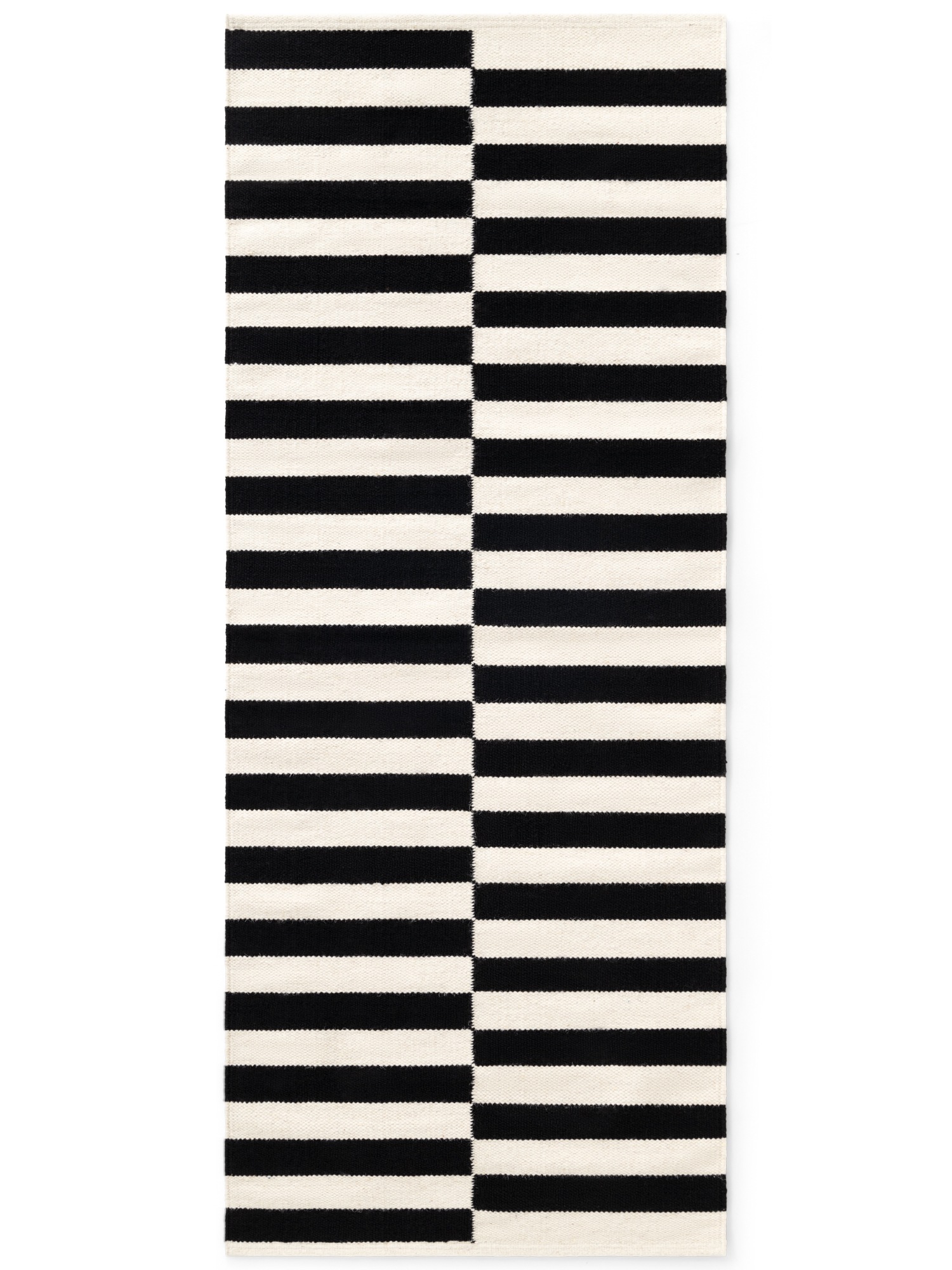 HANSE Home Wollteppich "Donna, schwarz-weiss" rechteckig 5 mm Höhe Handgewe günstig online kaufen