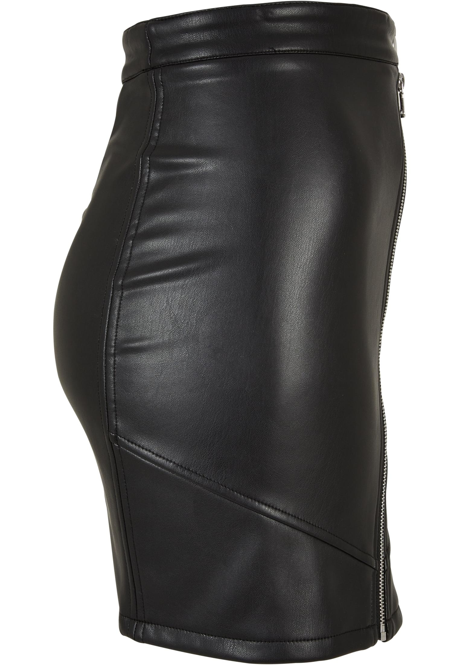 URBAN CLASSICS Jerseyrock »Damen Ladies tlg.) online Synthetic kaufen Skirt«, (1 Leather BAUR | Biker