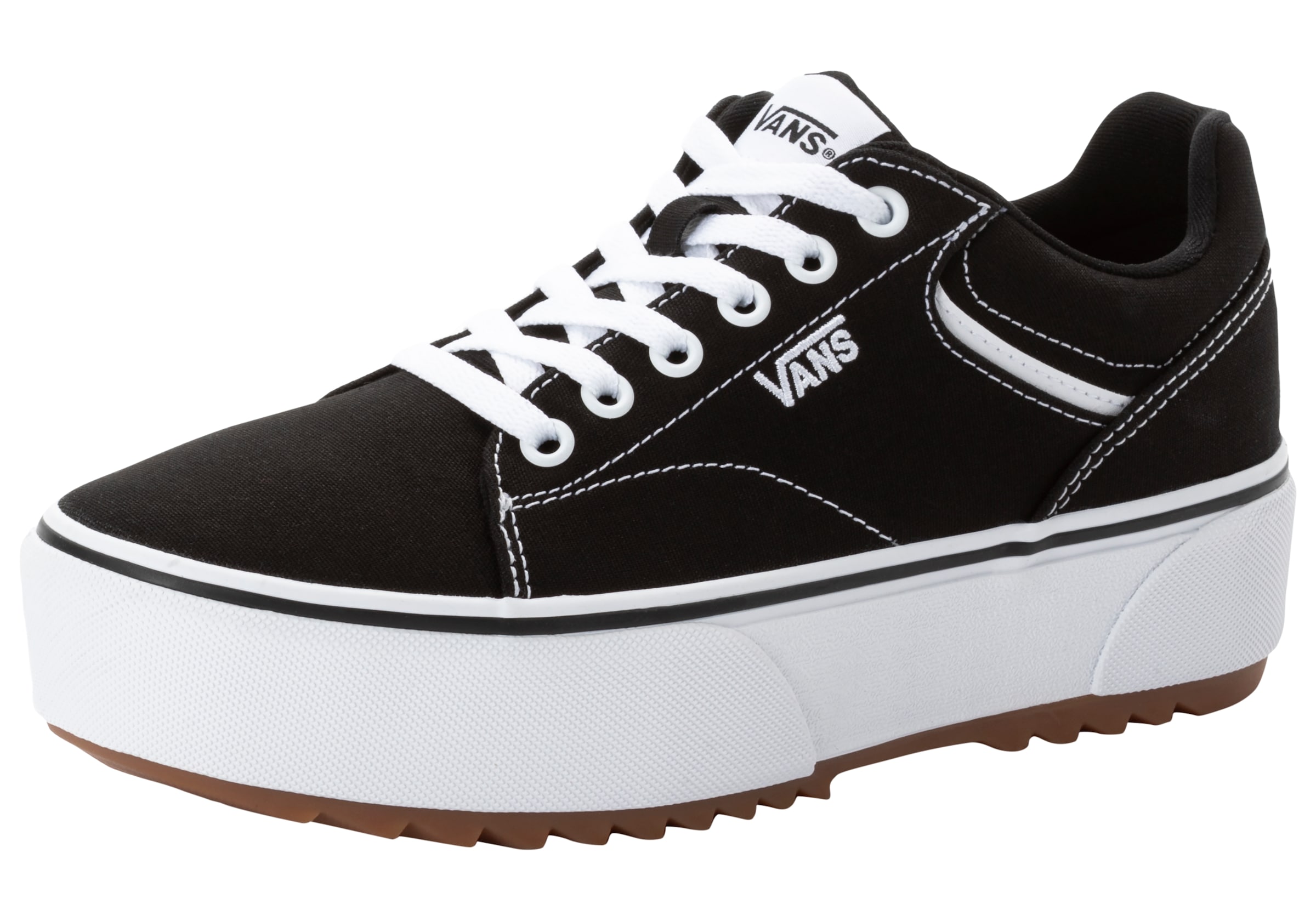 Black vans tennis shoes on sale