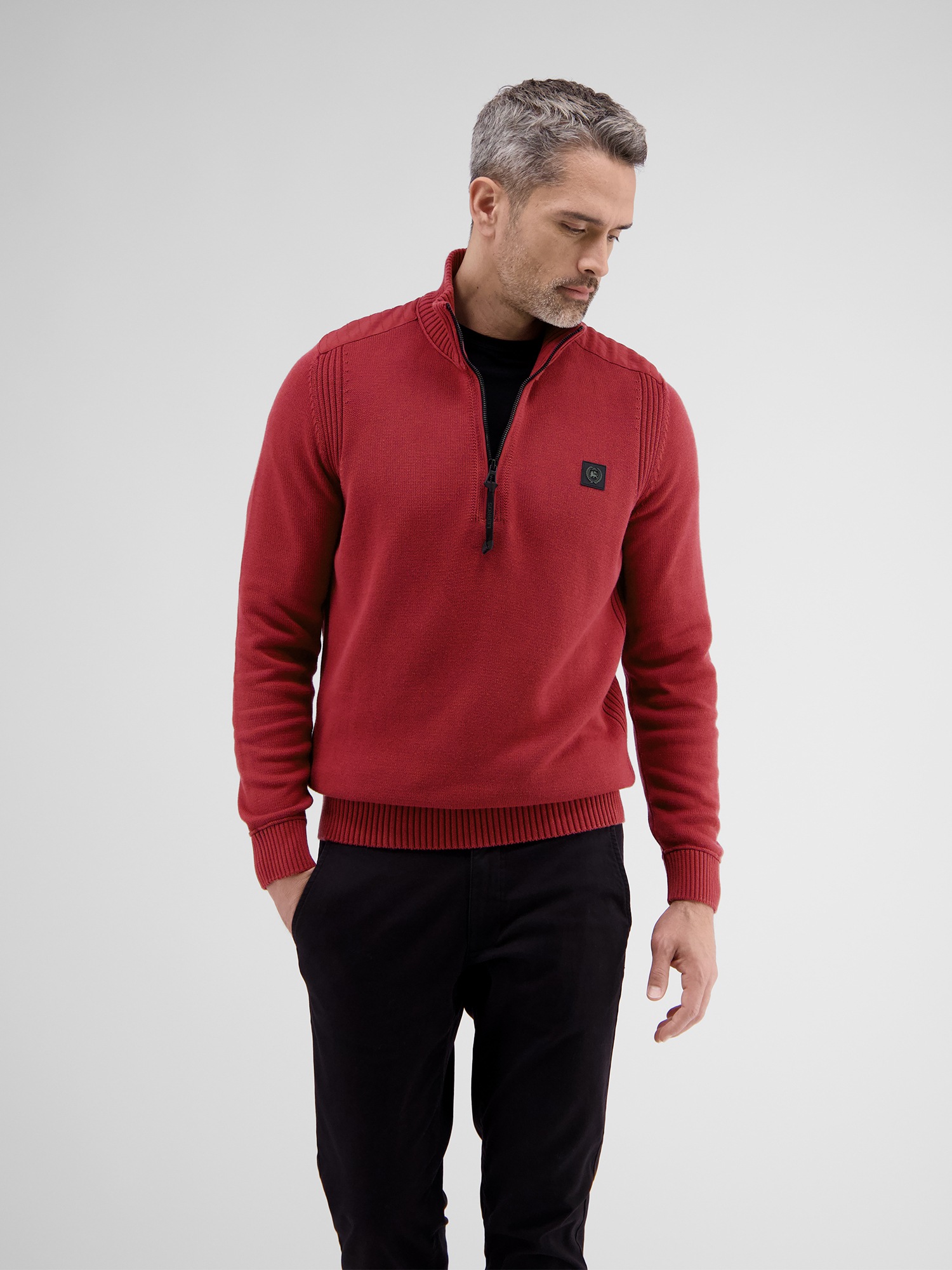 LERROS Strickpullover »LERROS Stricktroyer, unifarben«