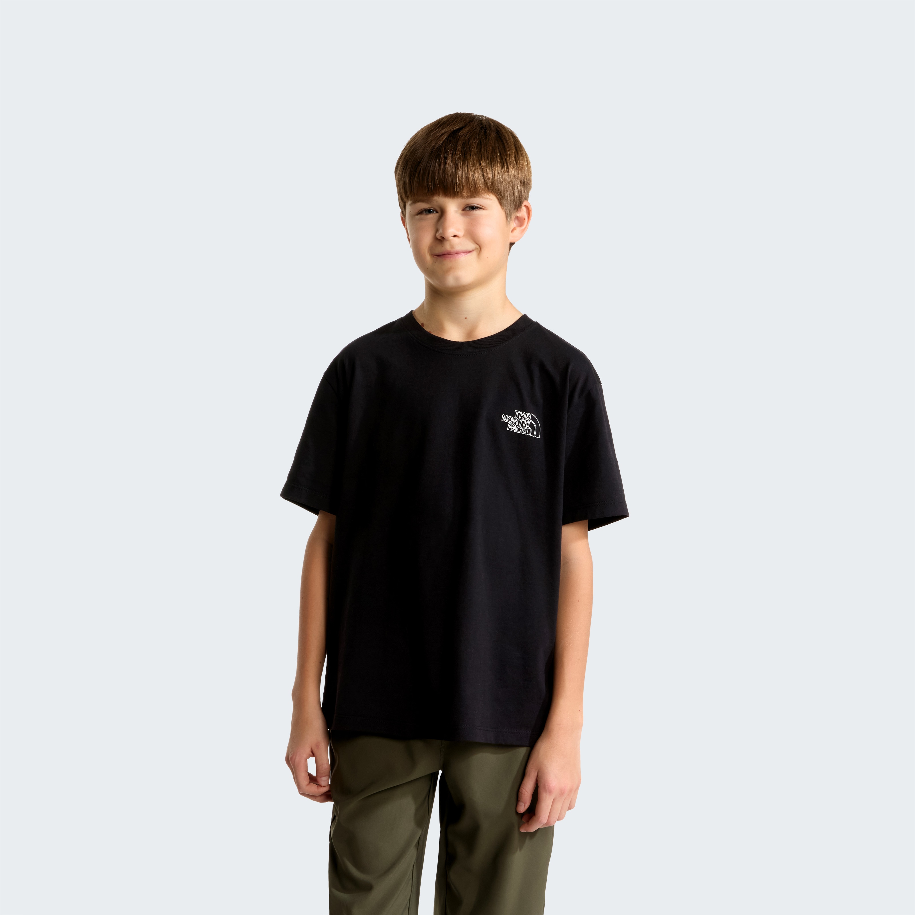 The North Face T-Shirt "TEEN ALIEN RELAXED SS TEE - GRAPHIC" für Jugendliche, sportlicher Stil, Kurzarmdesign, Rundhalsausschnitt