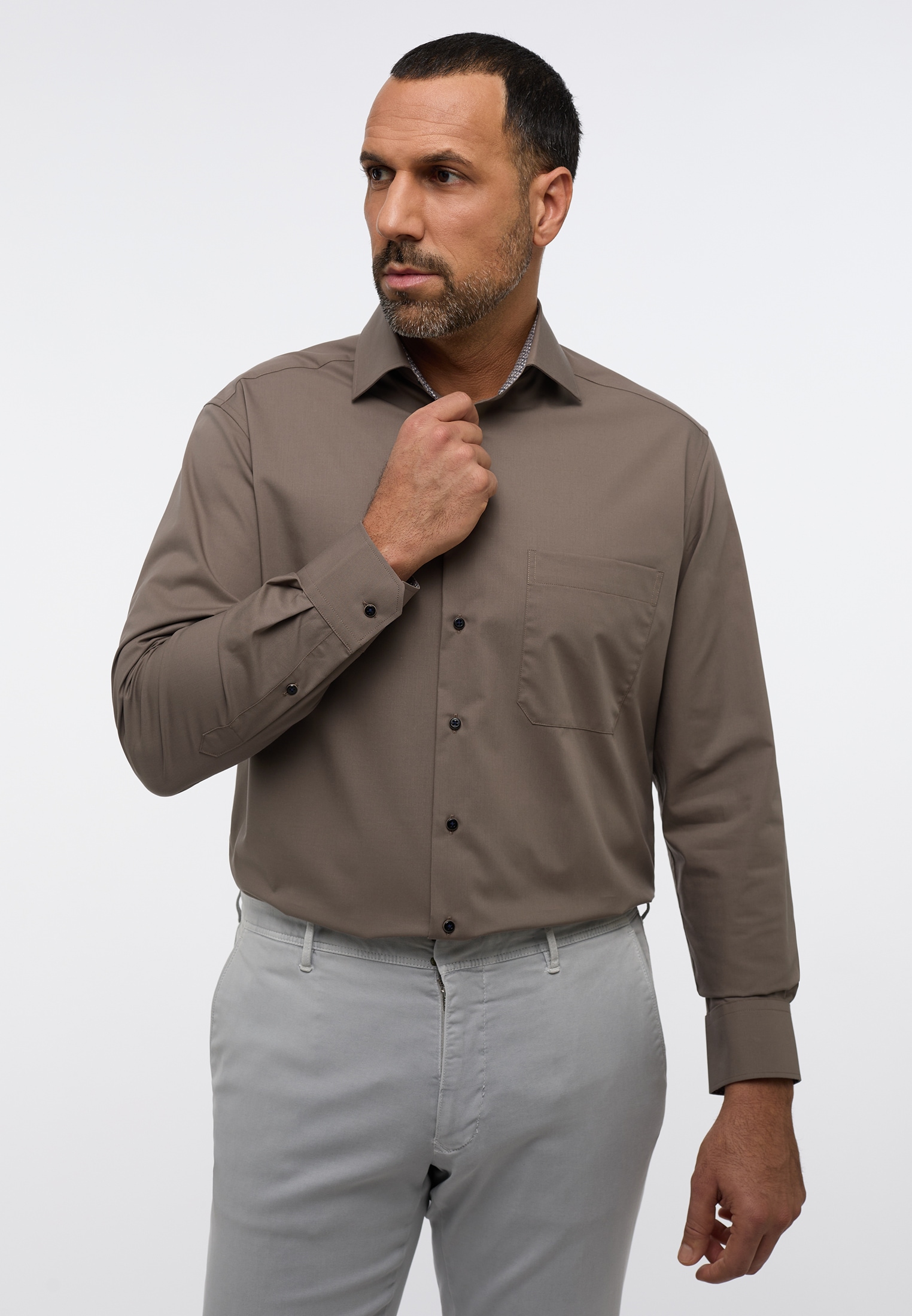 Eterna Langarmhemd "COMFORT FIT" NON IRON (bügelfrei) günstig online kaufen