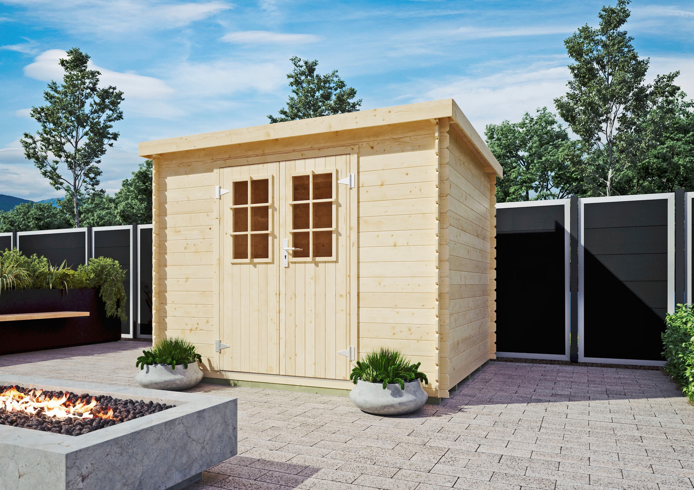 BAUR bestellen 1« Gartenhaus »Hummelsee Kiehn-Holz |
