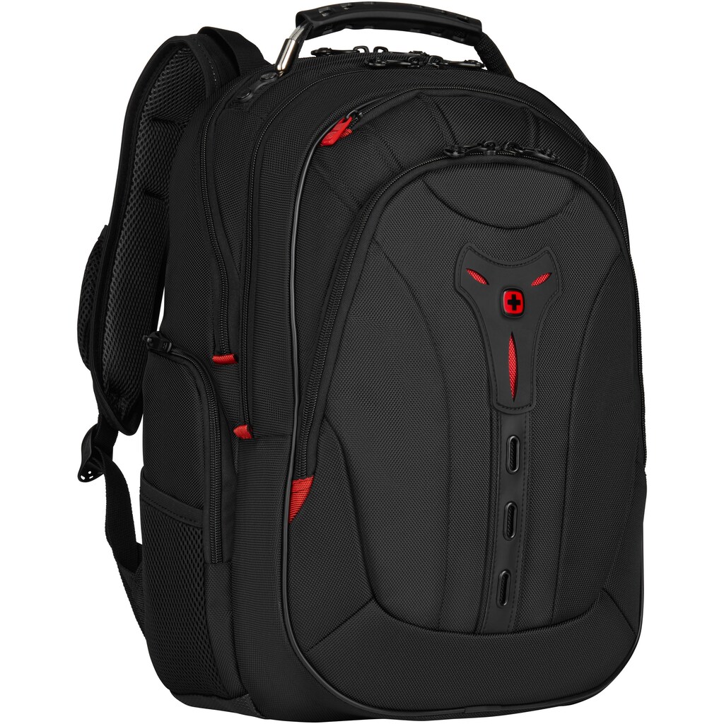 Wenger Laptoprucksack »Pegasus Deluxe, schwarz«, für Laptops bis 16 Zoll inkl. USB-Schleuse