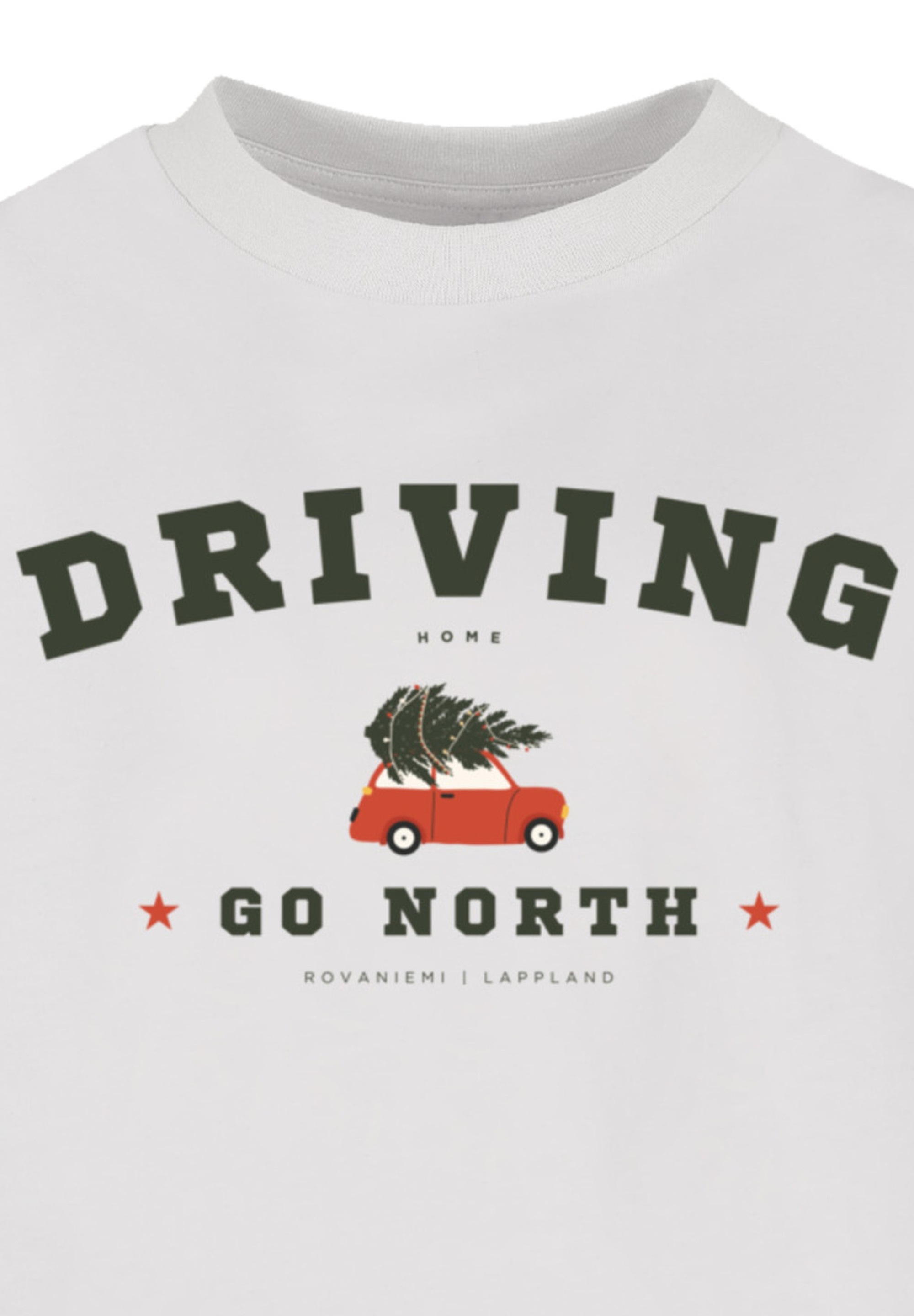 F4NT4STIC T-Shirt »Driving Home Weihnachten«, Weihnachten, Geschenk, Logo