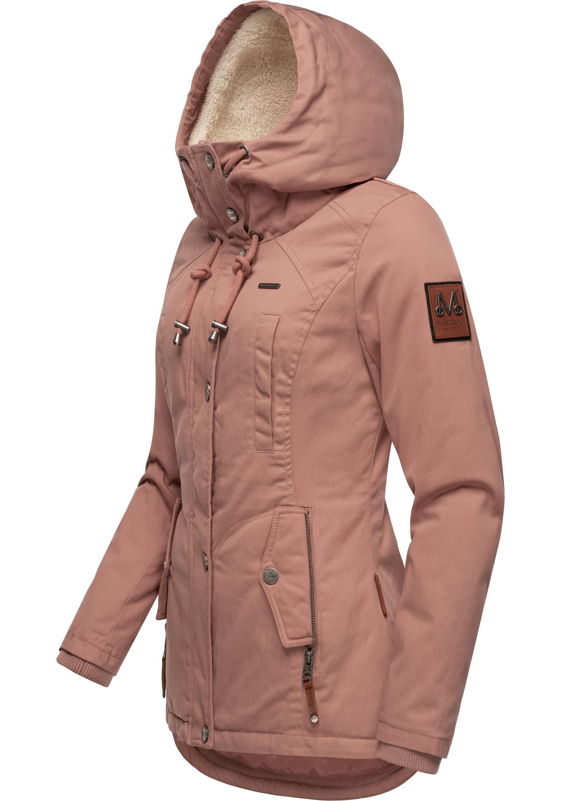 Marikoo Winterjacke "Bikoo" mit Kapuze sportliche Damen Outdoor Baumwolljac günstig online kaufen