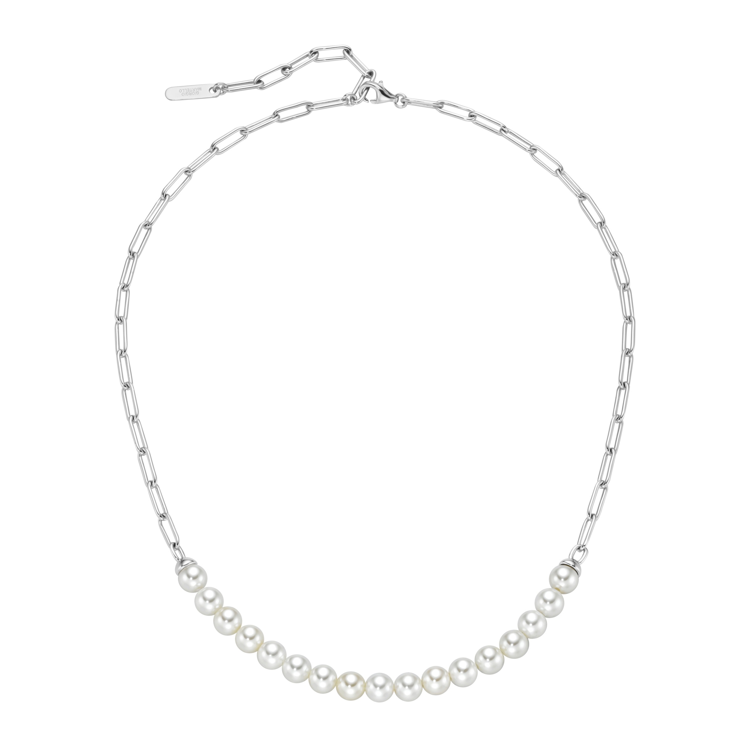 GIORGIO MARTELLO MILANO Collier »mit Muschelkern-Perlen, Silber 925«
