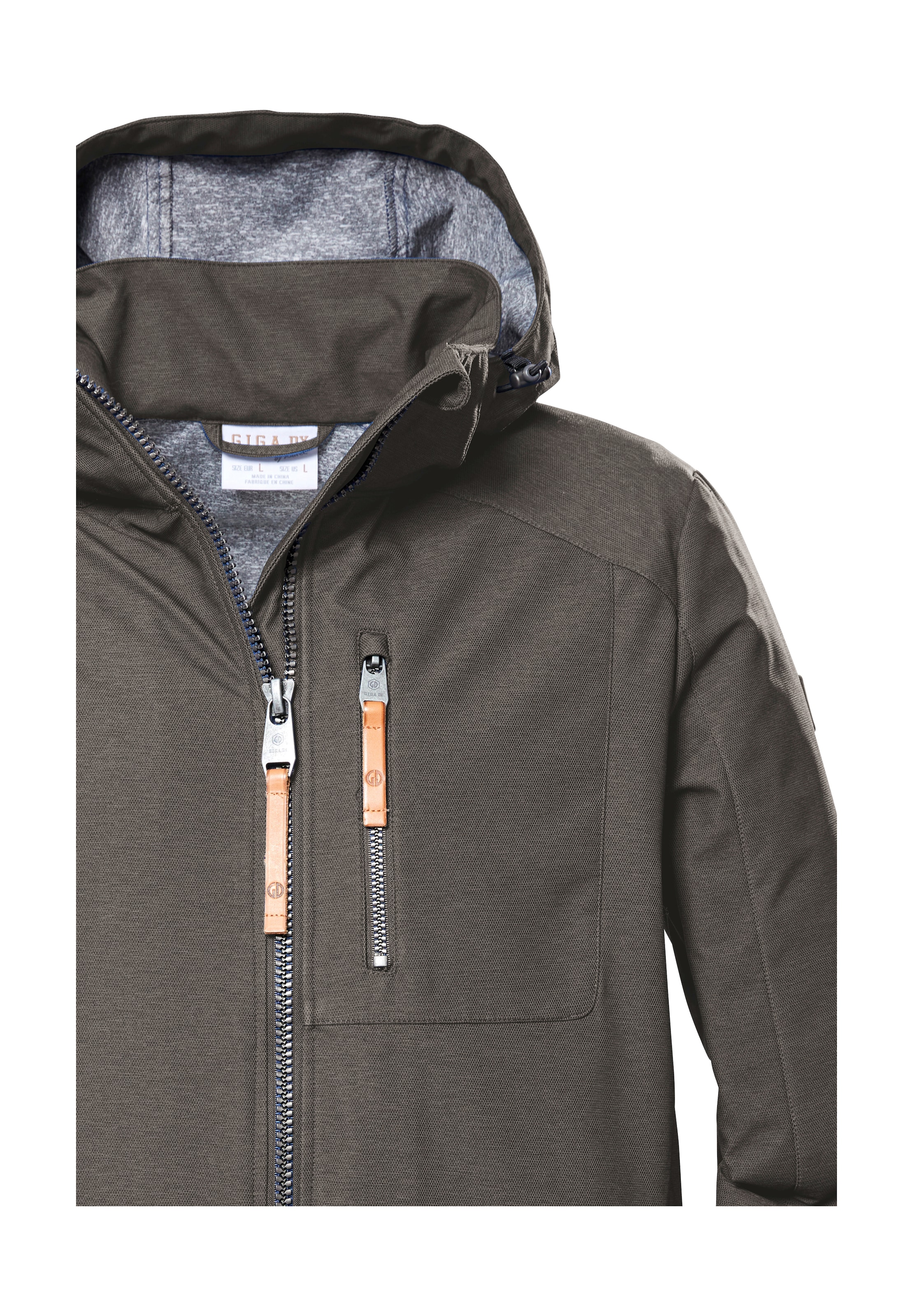 G.I.G.A. DX by killtec Softshelljacke »GS 7 MN SFTSHLL JCKT«, Herren Softshelljacke: wasserabweisend, abnehmbare Kapuze, nachhaltig