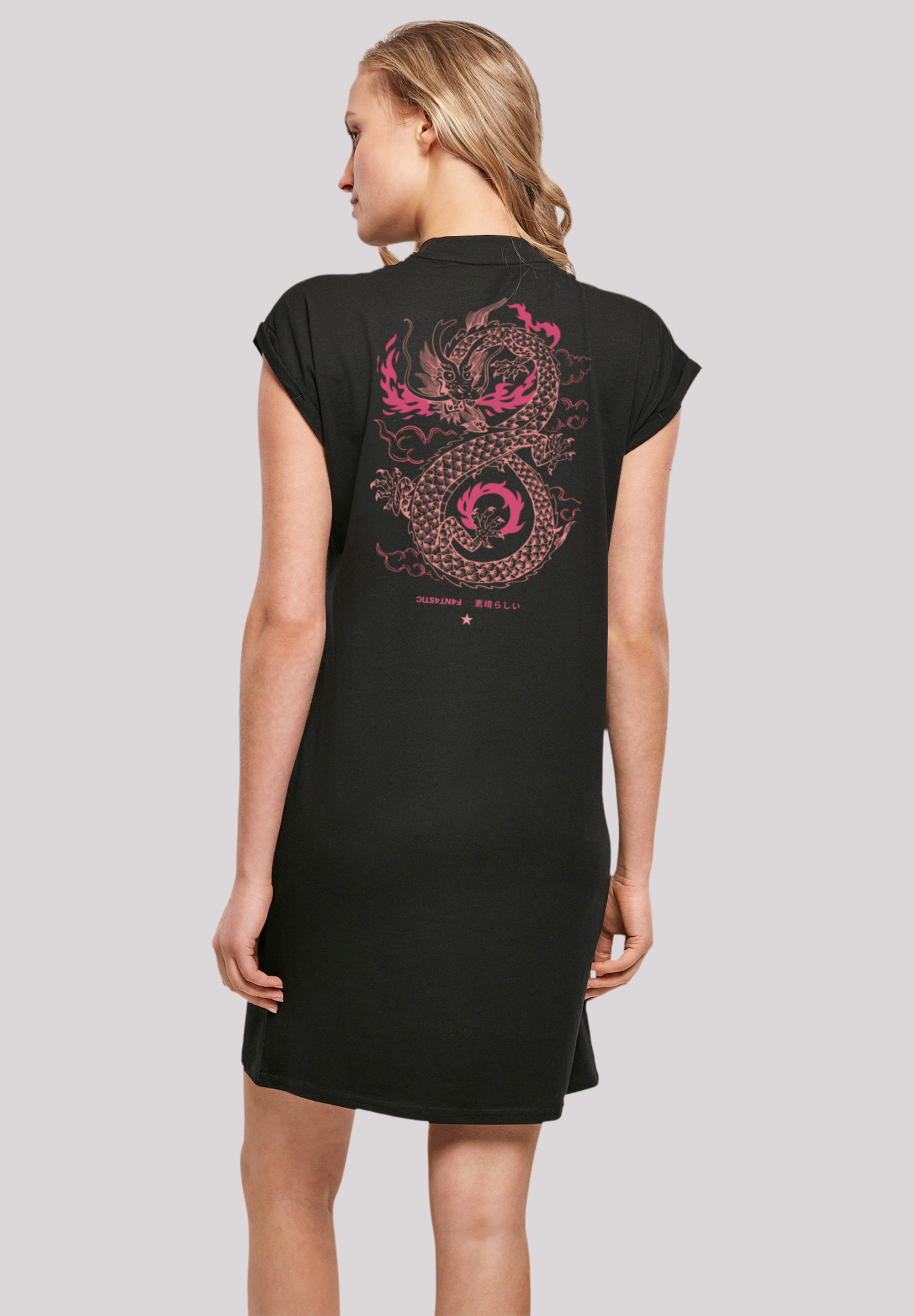 F4NT4STIC Shirtkleid "Drachen Feuer" Ohne Taschen Print günstig online kaufen
