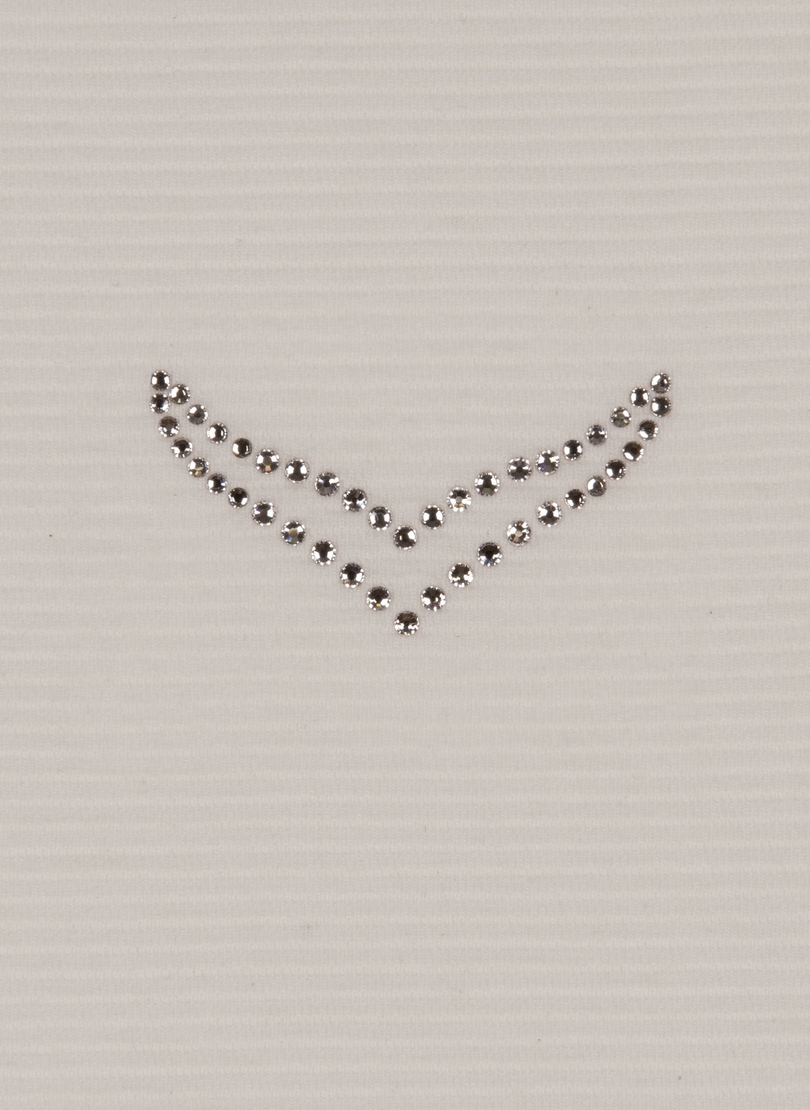 Trigema Sweatshirt »TRIGEMA Shirt mit kurzen Ärmeln mit Kristallsteinen«
