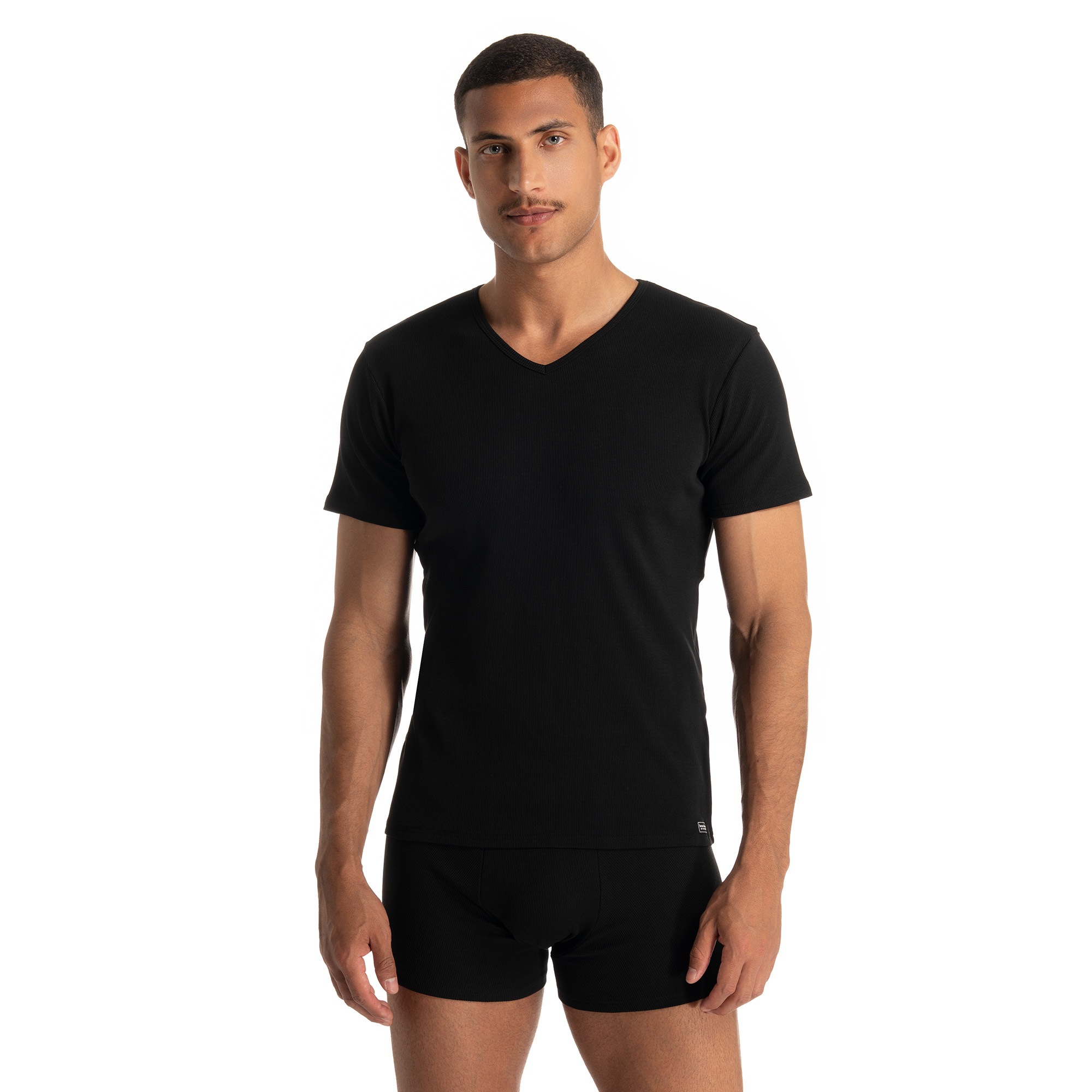 Bruno Banani V-Shirt »FINE RIB«