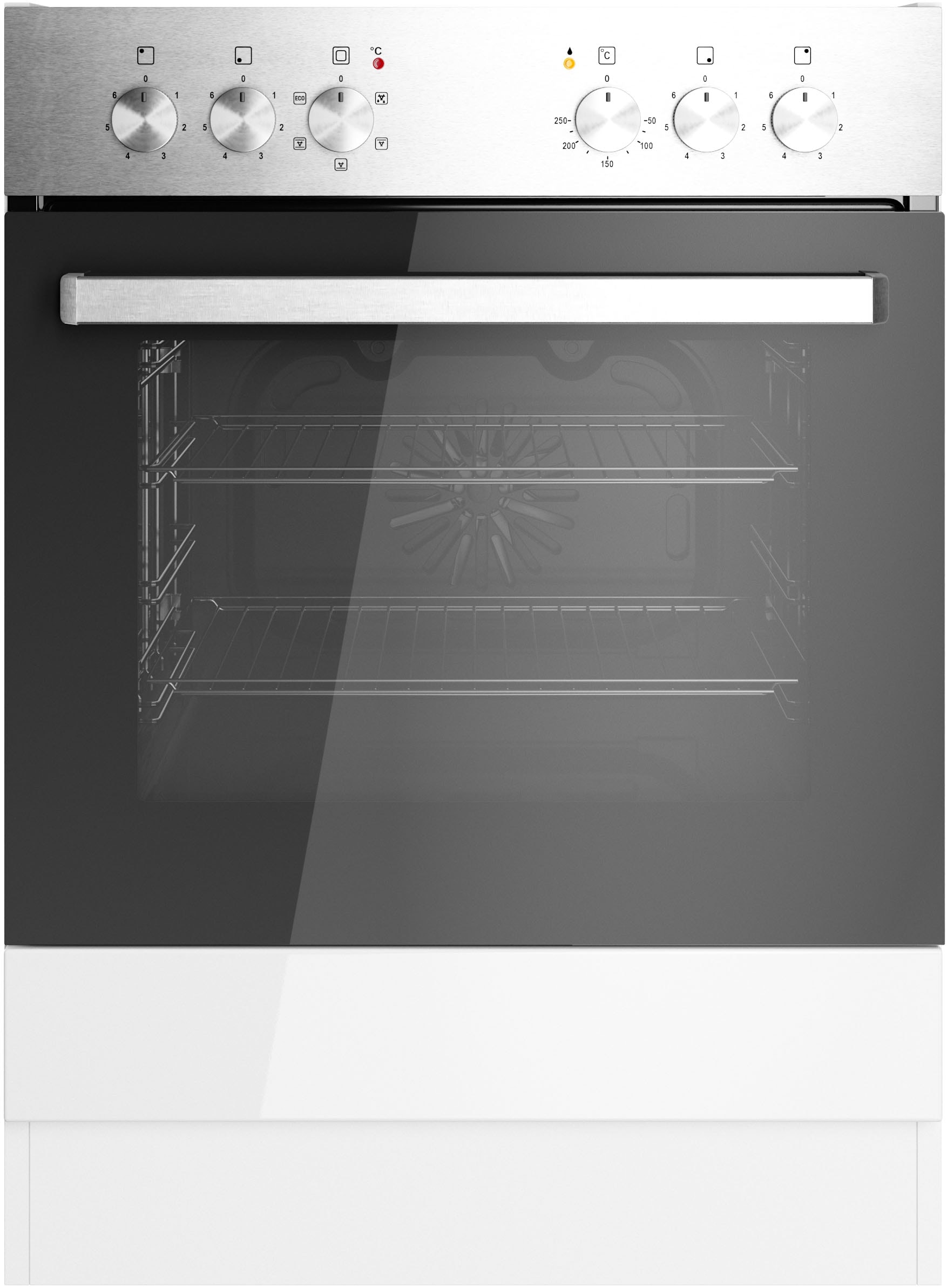 KOCHSTATION Herdumbauschrank »KS-Milan«, HELD Möbel, Herdumbauschrank 60 cm, matte oder hochglänzende Fronten