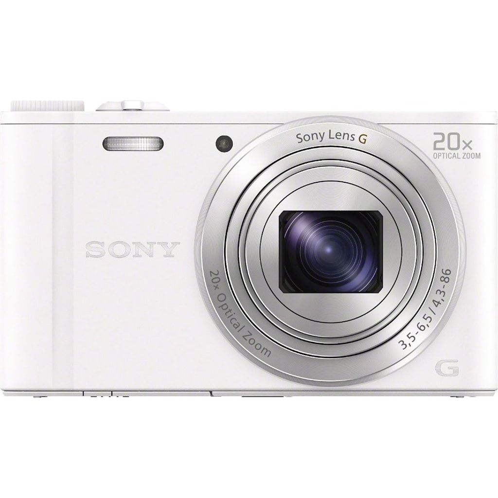 Sony Superzoom-Kamera »Cyber-Shot DSC-WX350«, 25mm Sony G, 18,2 MP, 20 fachx opt. Zoom, WLAN (Wi-Fi), 20 fach optischer Zoom