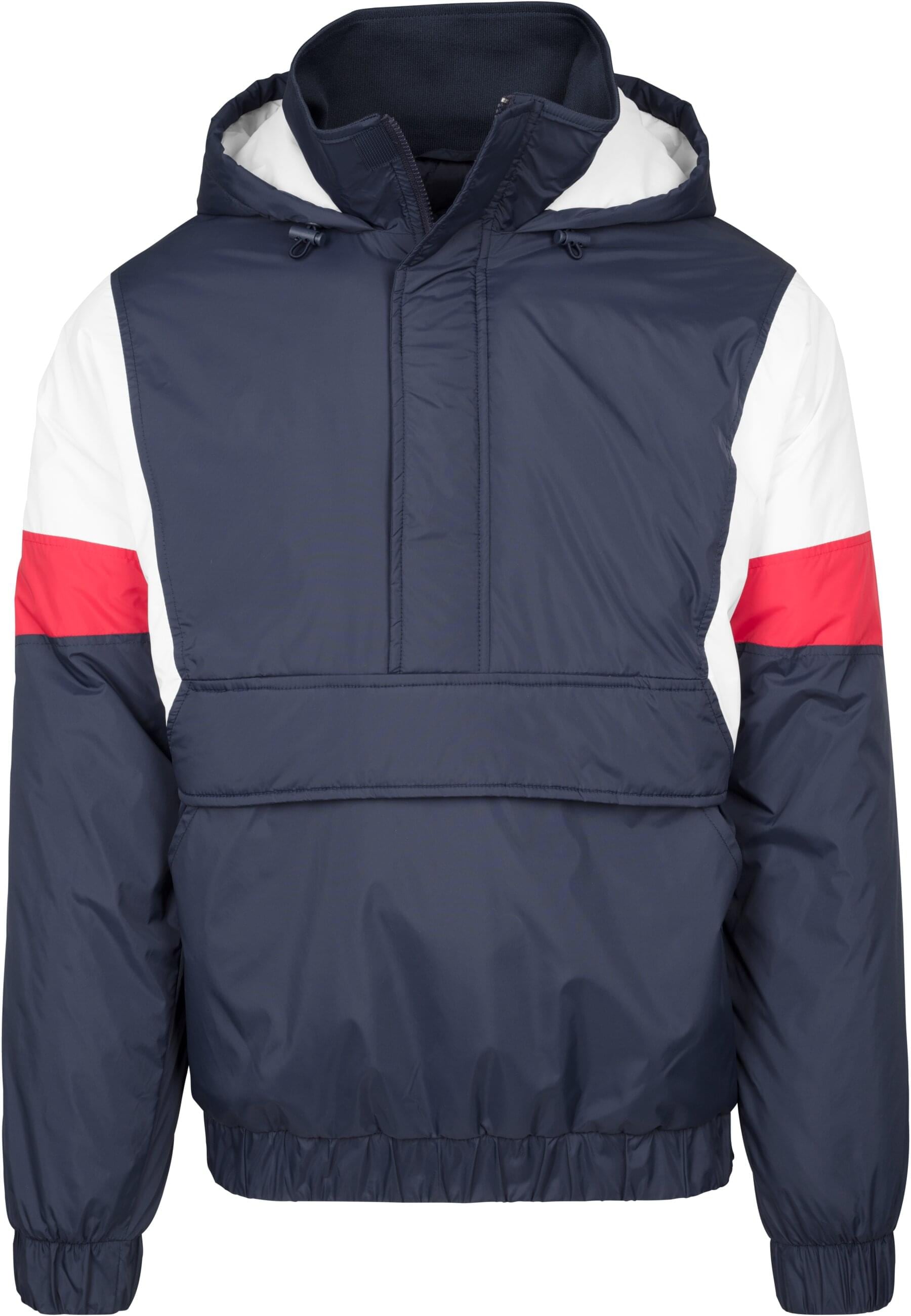 URBAN CLASSICS Winterjacke "Urban Classics Herren 3-Tone Pull Over Jacket" günstig online kaufen