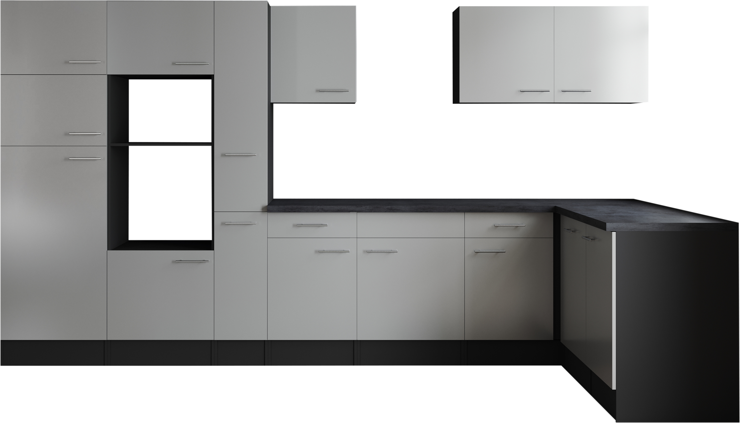 RESPEKTA Winkelküche »Oliver« Breite 370 cm, 90 cm Arbeitshöhe, in exklusiver Konfiguration für OTTO