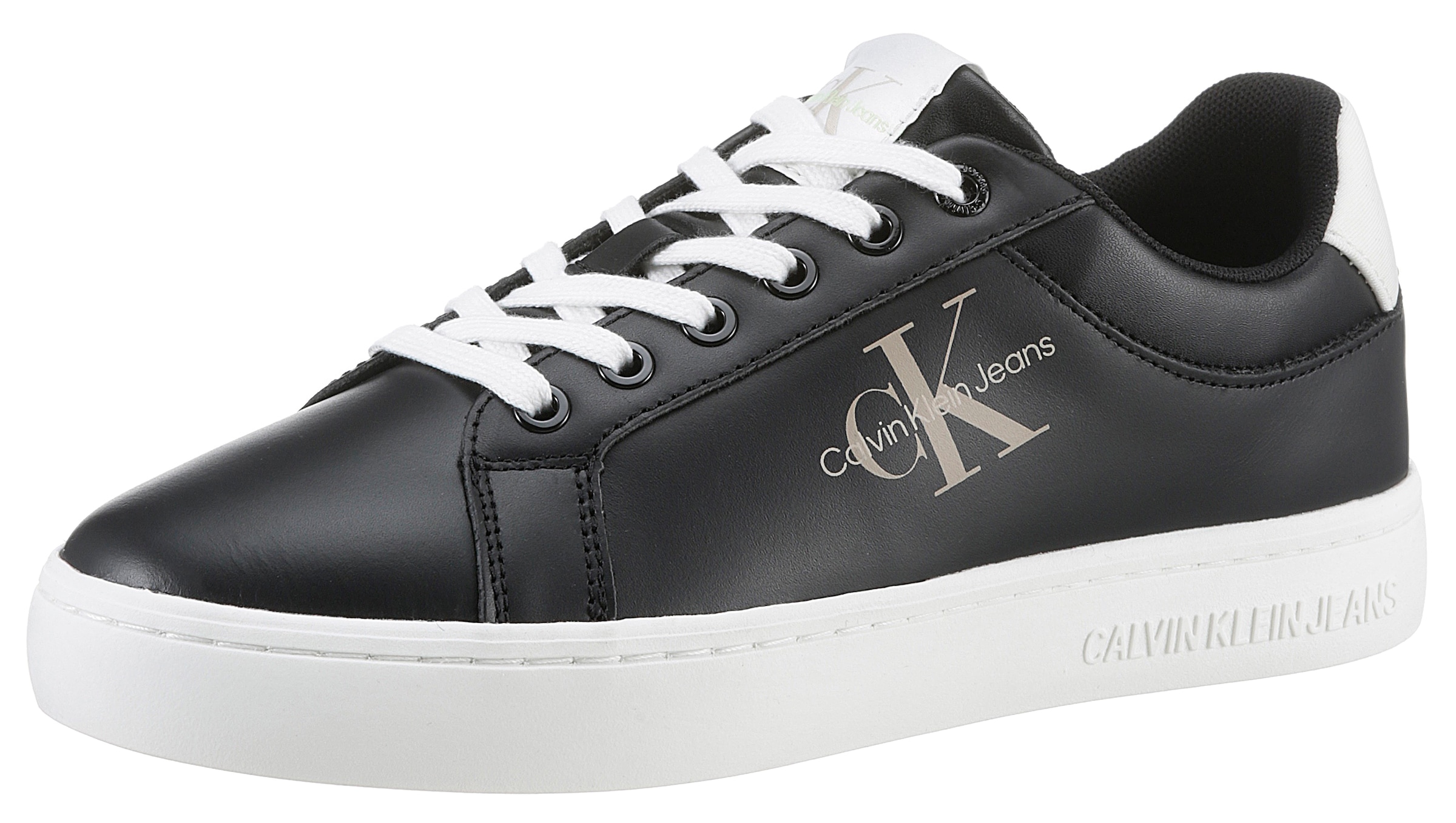 Calvin Klein Jeans Plateausneaker "SOLONA 25LS *I", mit softer Schaftrandpolsterung, Freizeitschuh, Halbschuh, Schnürsch