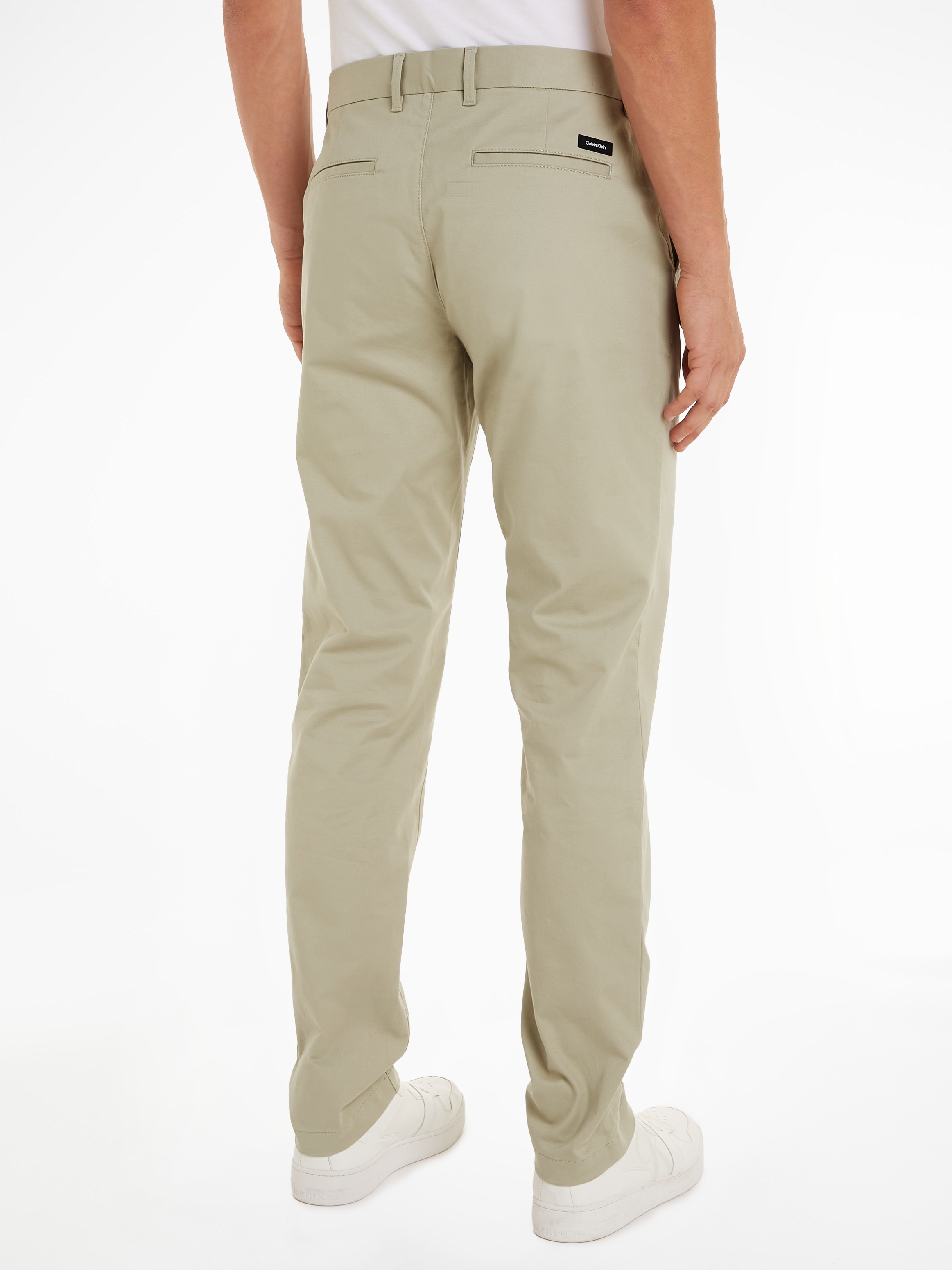 Calvin Klein Chinohose "MODERN TWILL SLIM CHINO", mit Logoprägung günstig online kaufen