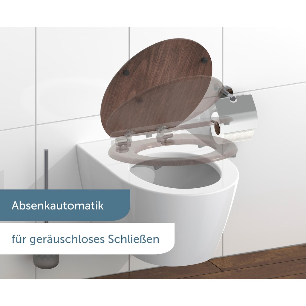 Schütte WC-Sitz »DARK WOOD«