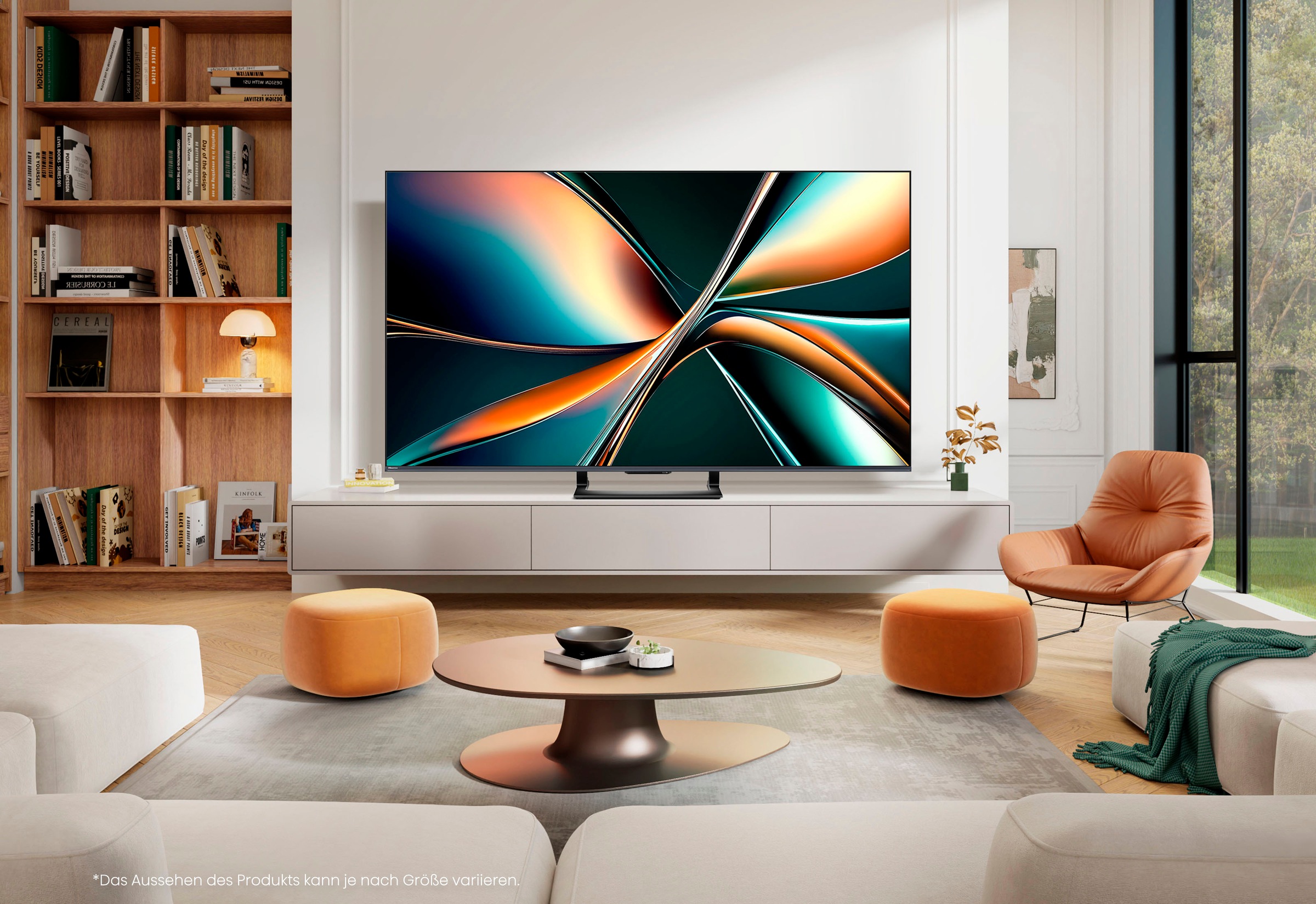 Hisense QLED Mini LED-Fernseher »55U7Q«, 4K Ultra HD, Smart-TV, 4K UHD Mini LED