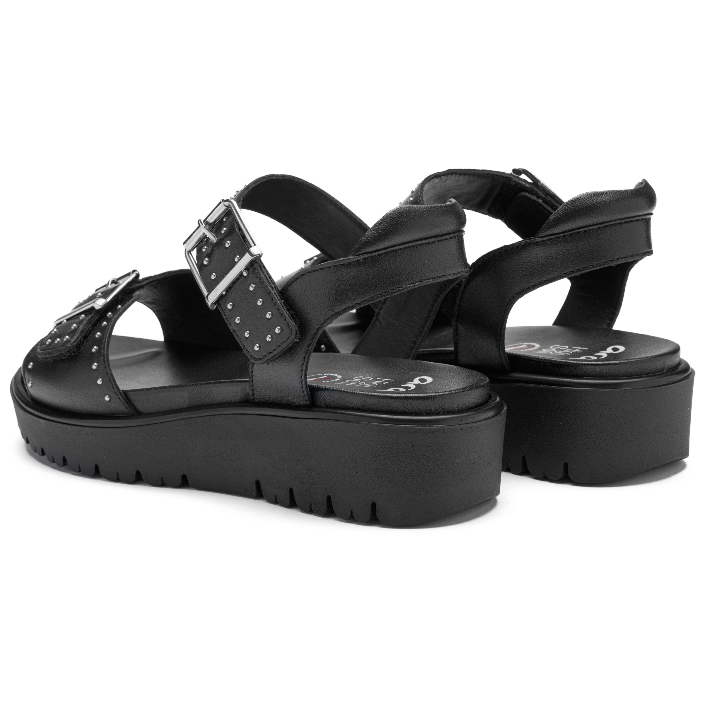 ARA Bilbao Women Wedge Sandal Black 42 3