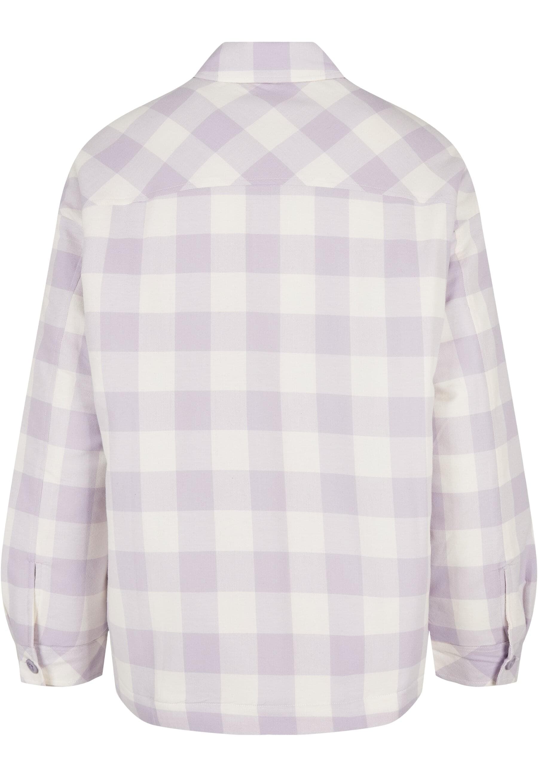URBAN CLASSICS Allwetterjacke »Urban Classics Damen Ladies Flanell Padded Overshirt«, (1 St.), ohne Kapuze