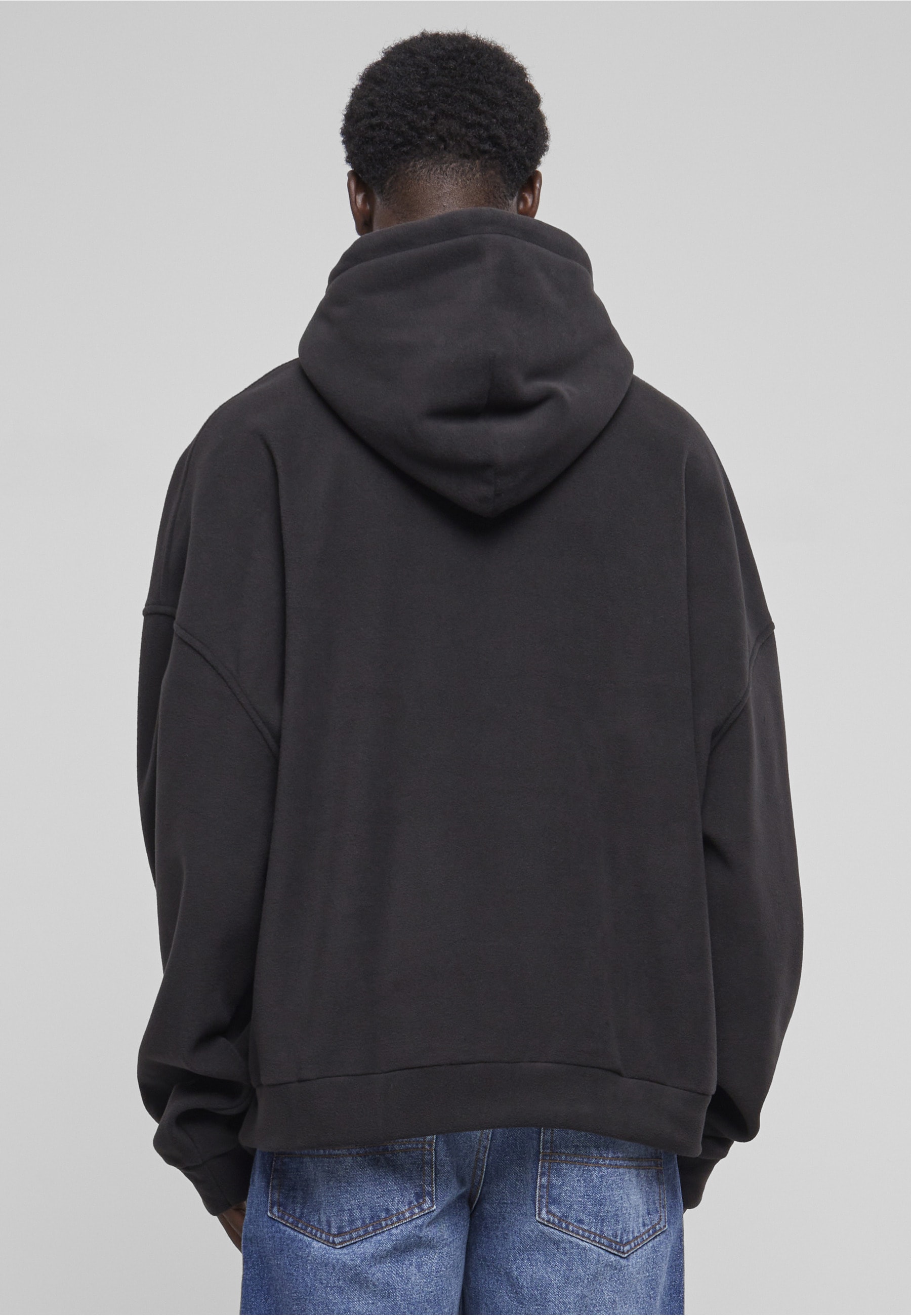 URBAN CLASSICS Troyer »Urban Classics Herren Oversized Polar Fleece Half Zip Hoody« 1 Stk.