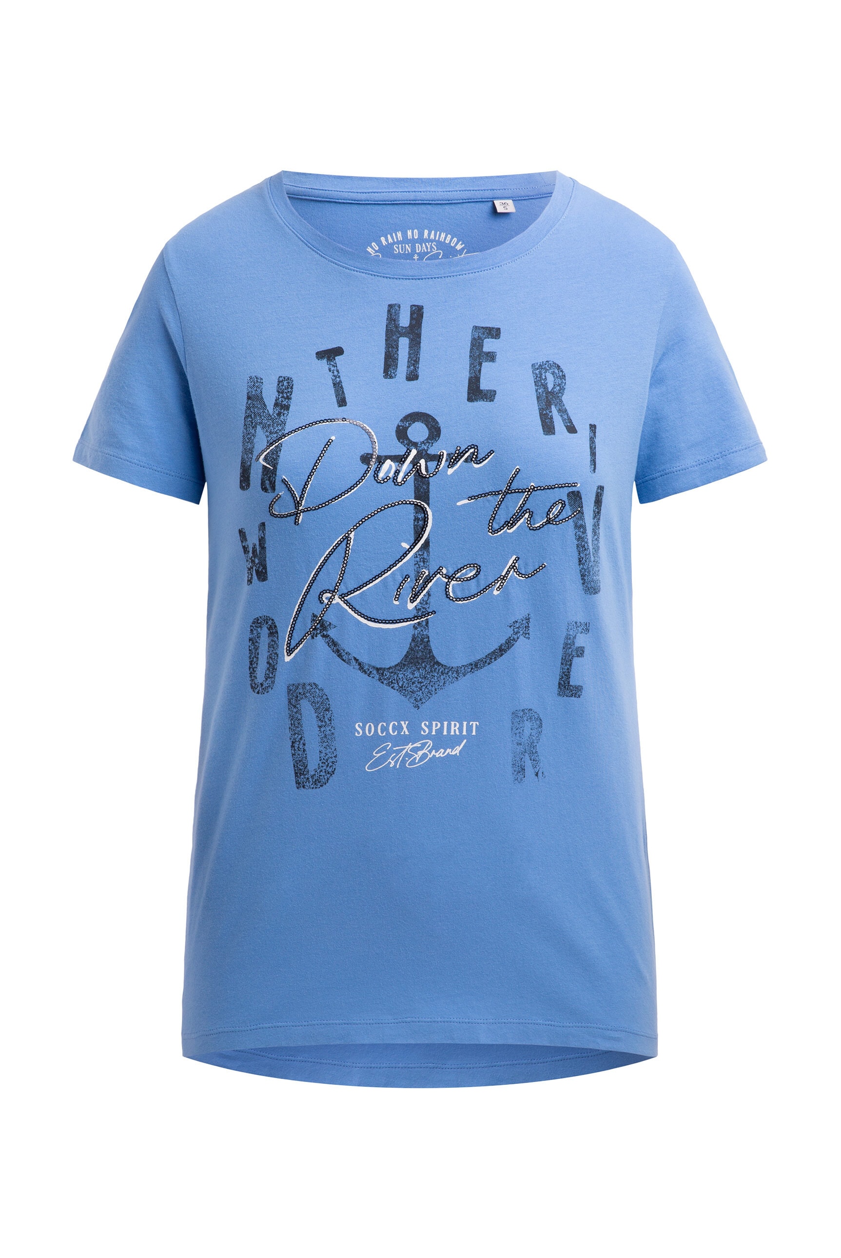 SOCCX Rundhalsshirt mit Baumwolle