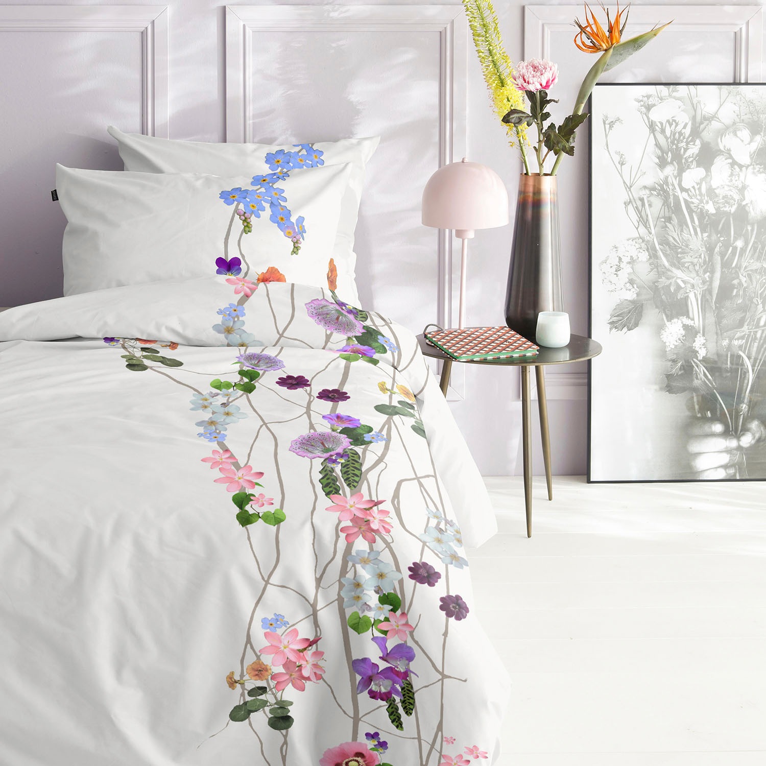 Cinderella Bettwäsche "Tiara" 2 Stk. tlg. mit Blumenprint günstig online kaufen