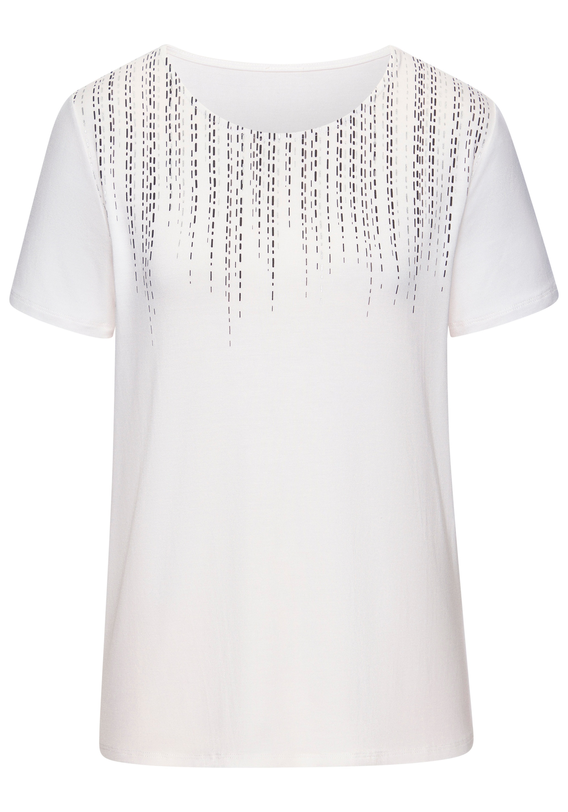 LASCANA T-Shirt "mit modischem Frontprint", aus weichem Viskose-Stretch günstig online kaufen