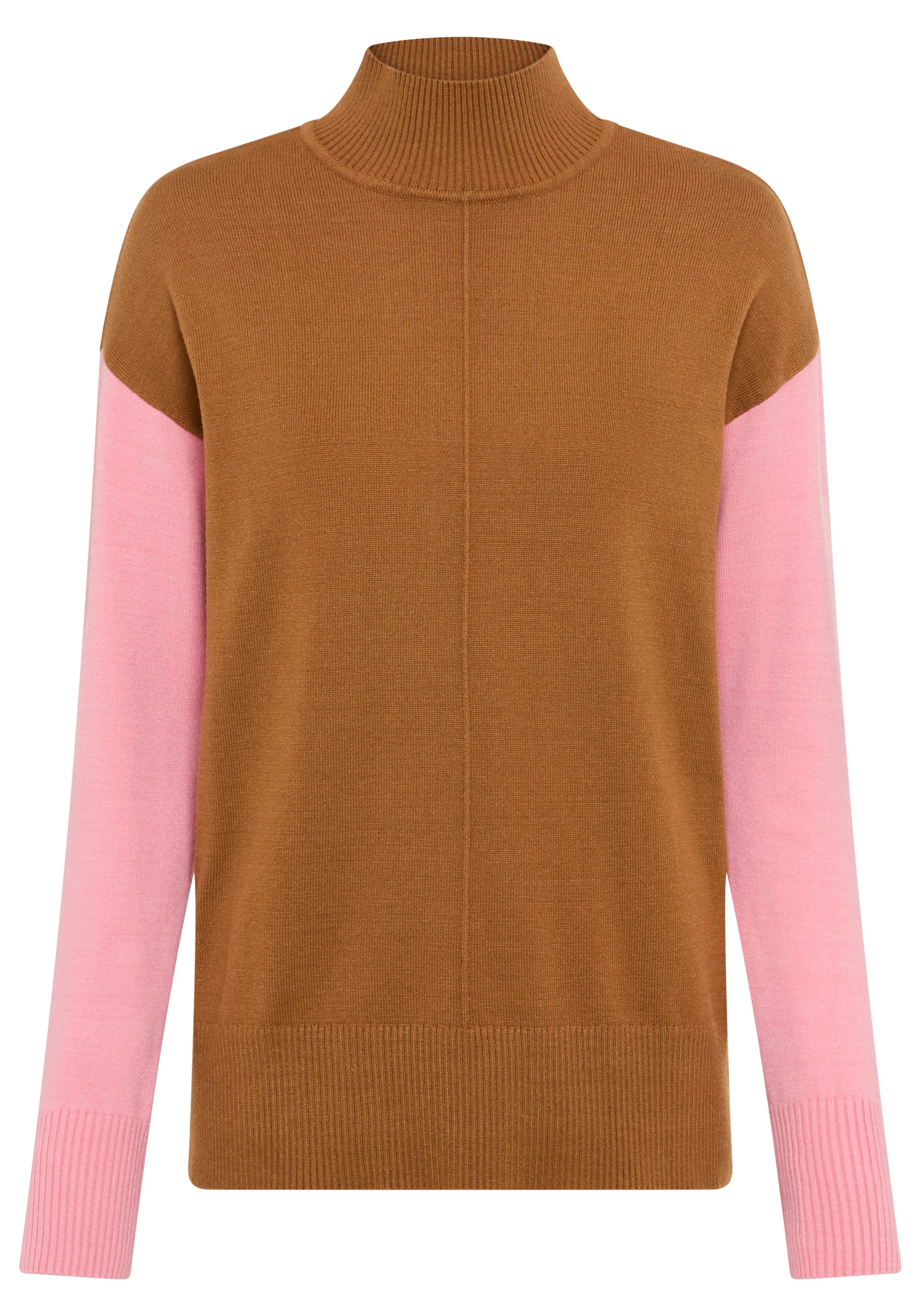 HECHTER PARIS Rollkragenpullover, mit Kontrastarm - NEUE KOLLEKTION