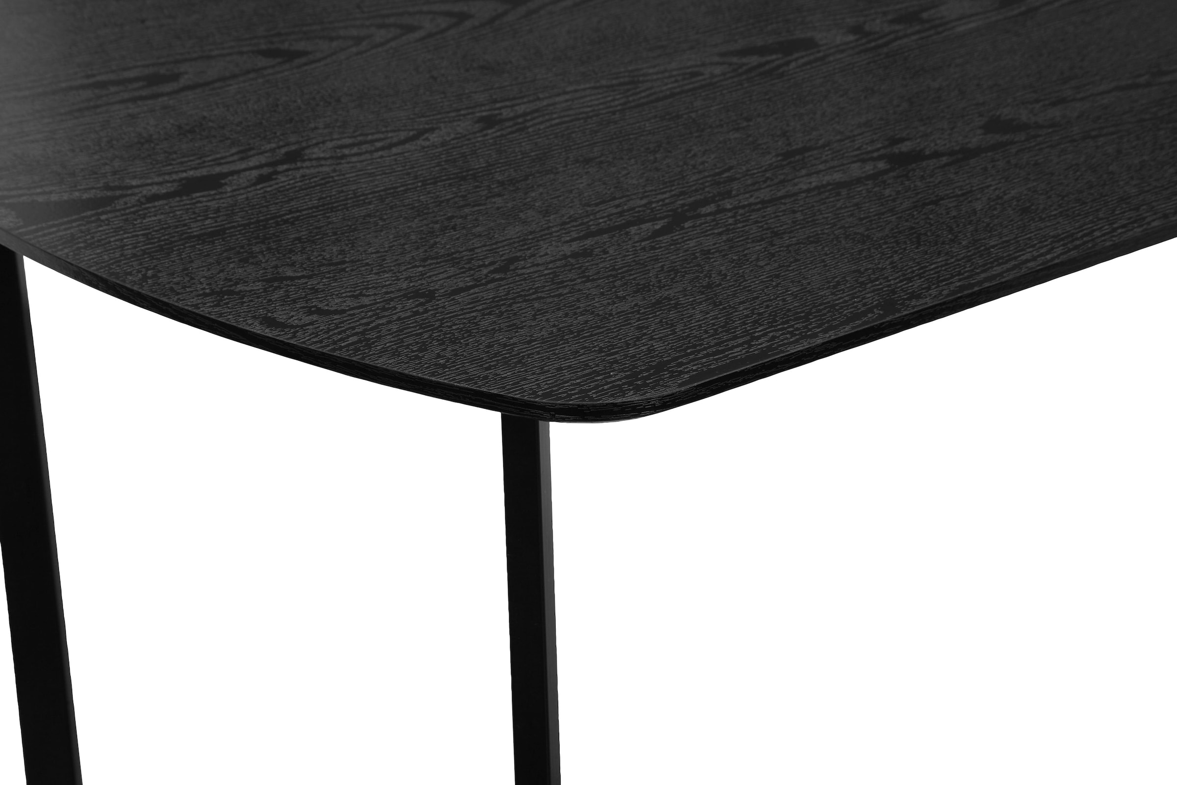 76 Tischplatte »Gallina«, bestellen St.), Places Style Höhe BAUR schwarz, of (1 Gestell Metall | cm Esstisch aus in mit Holzoptik,