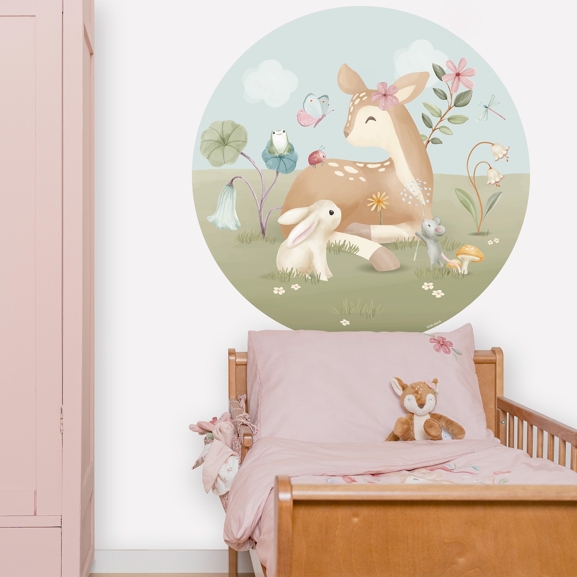 LITTLE DUTCH Wandtattoo "Wandsticker XL Fairy Garden (100x100cm)" günstig online kaufen