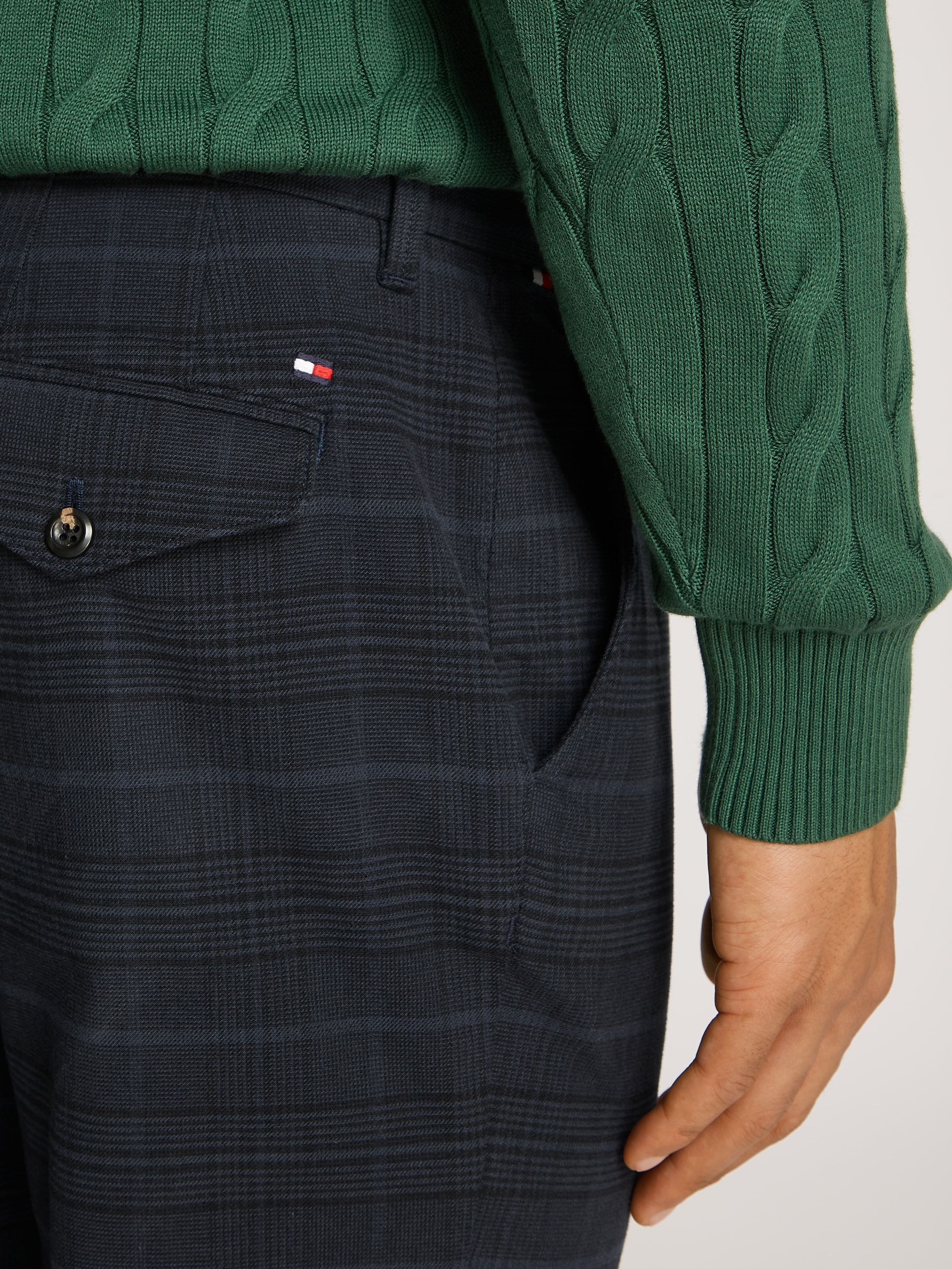 Tommy Hilfiger Chinohose »DENTON 1 PLT POW CHECK«  mit Karomuster