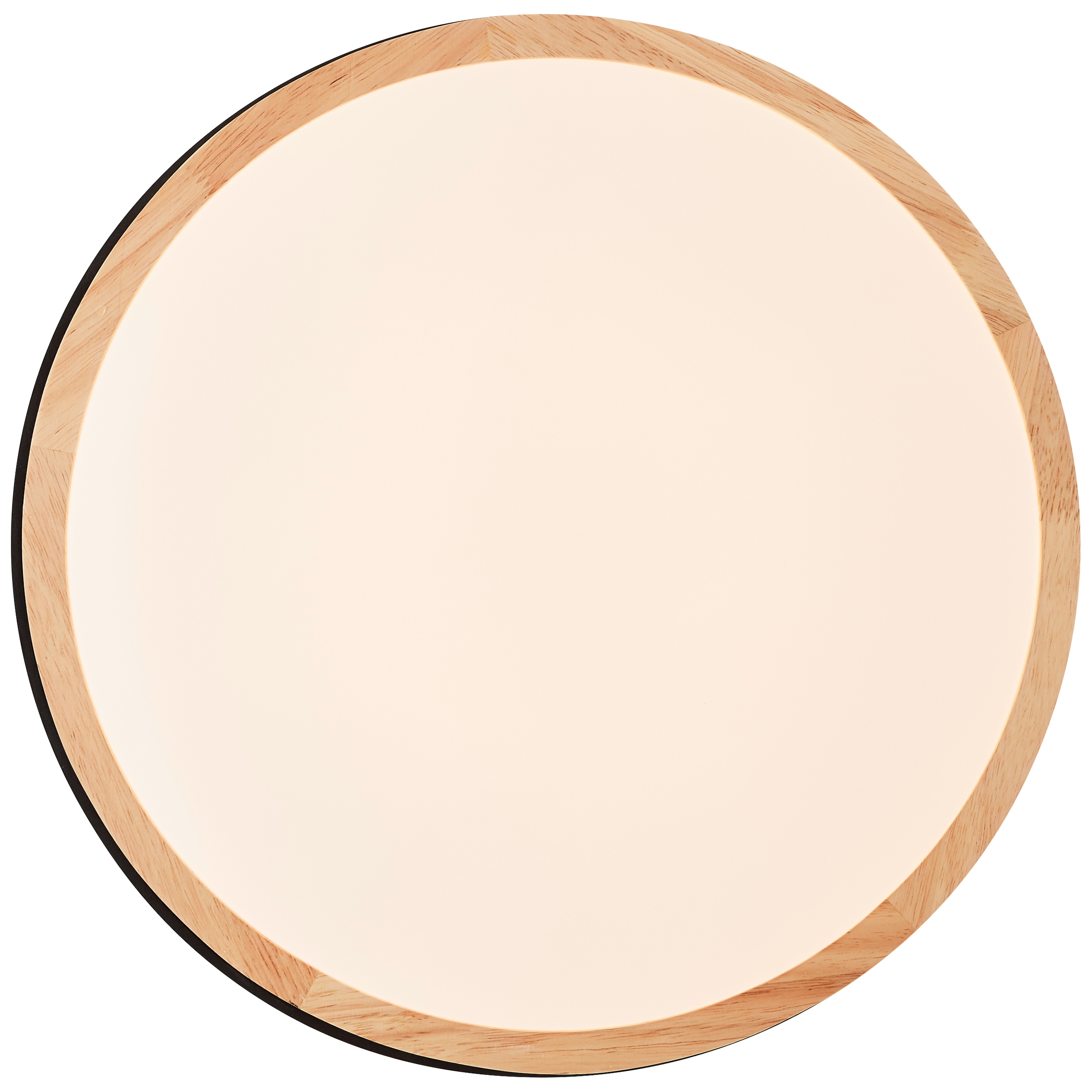 Brilliant LED Deckenleuchte »Baarlo«, Ø 35 cm, 2400 lm, 3000 K, 3-Stufen dimmbar, Holz/Metall