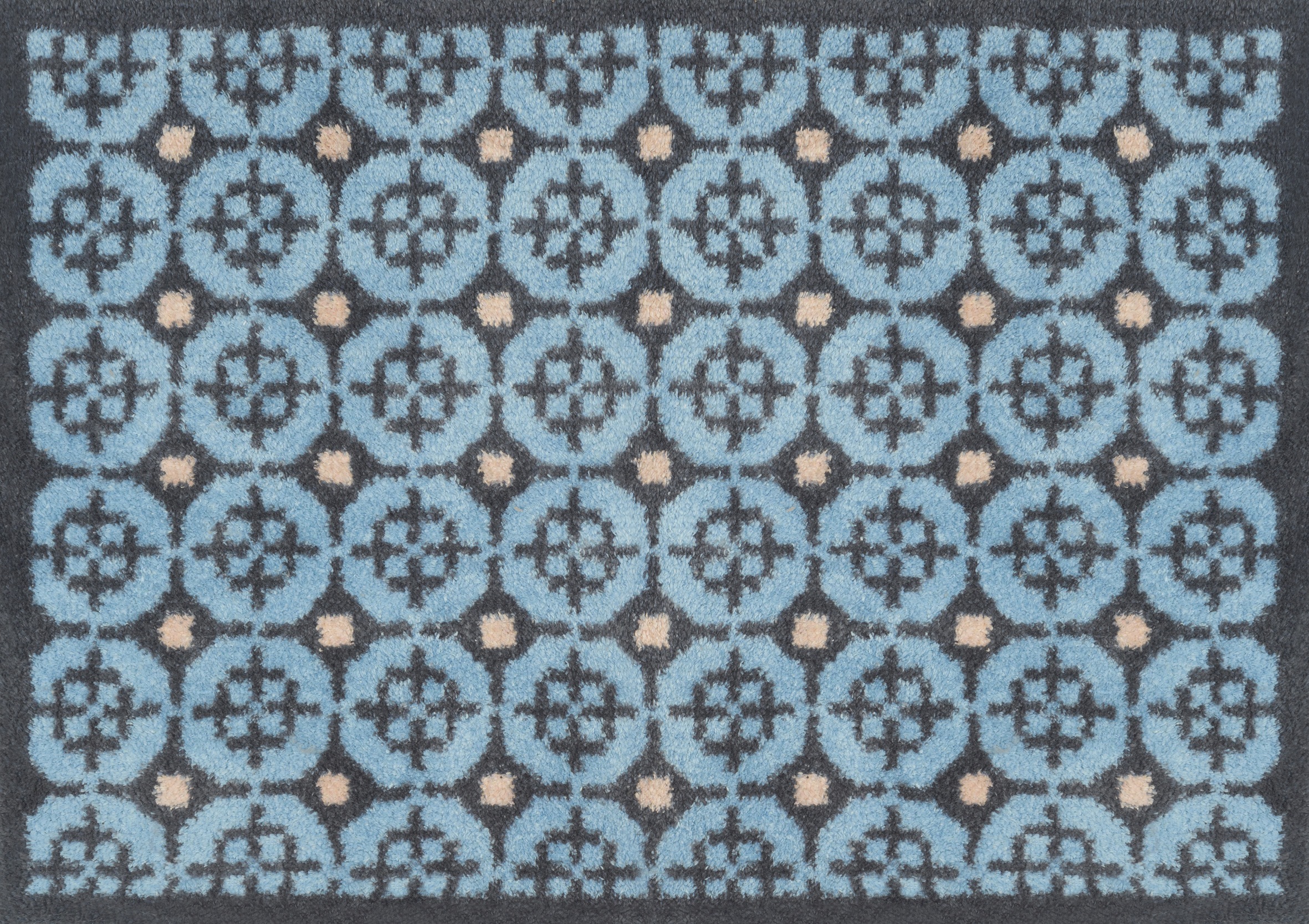 Thumbnail - Turtle Mat Fußmatte "Parterre Blue" rechteckig 9 mm Höhe