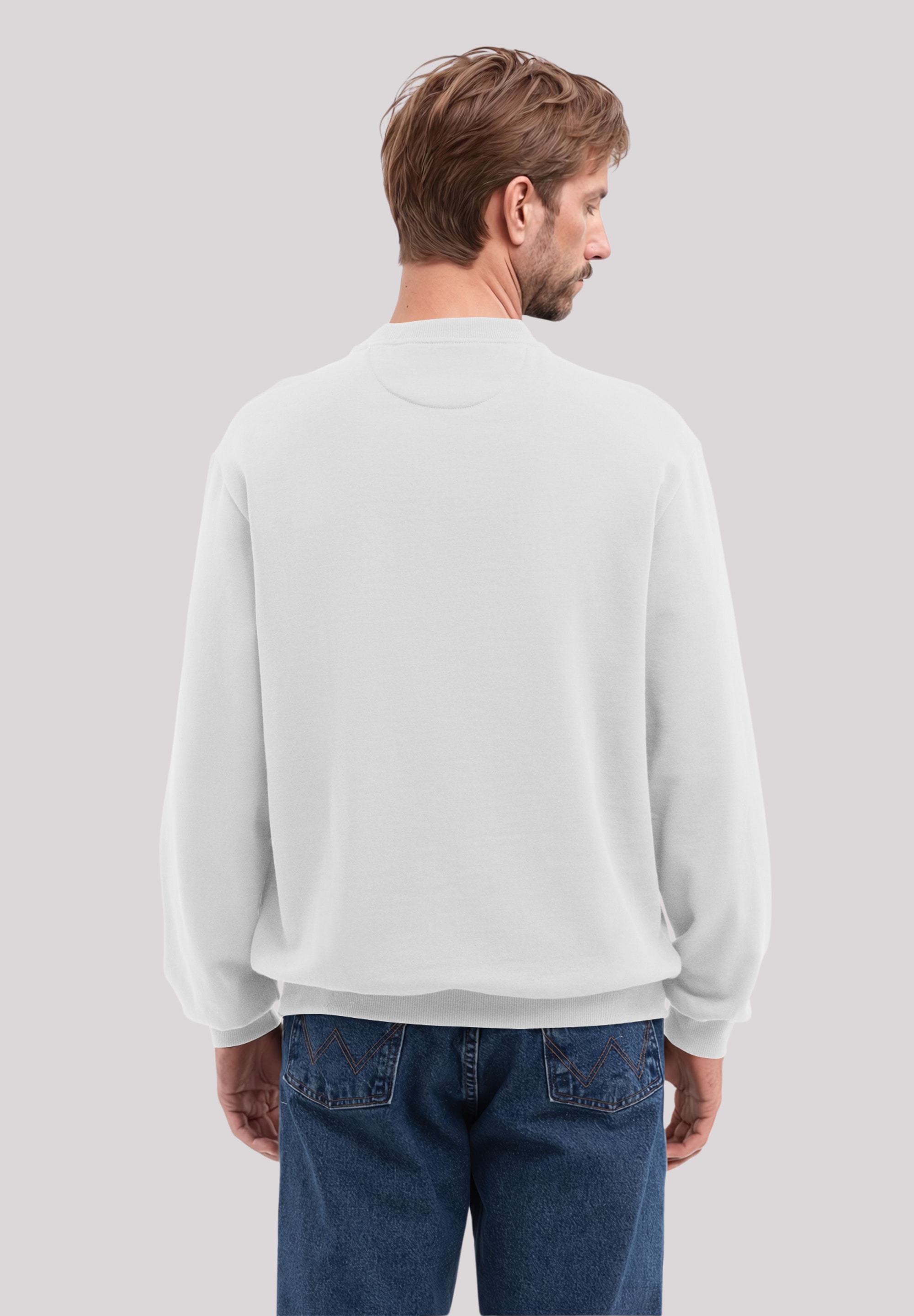 F4NT4STIC Sweatshirt »Halloween Boo Crew Ghost Bestickt«, Premium Qualität