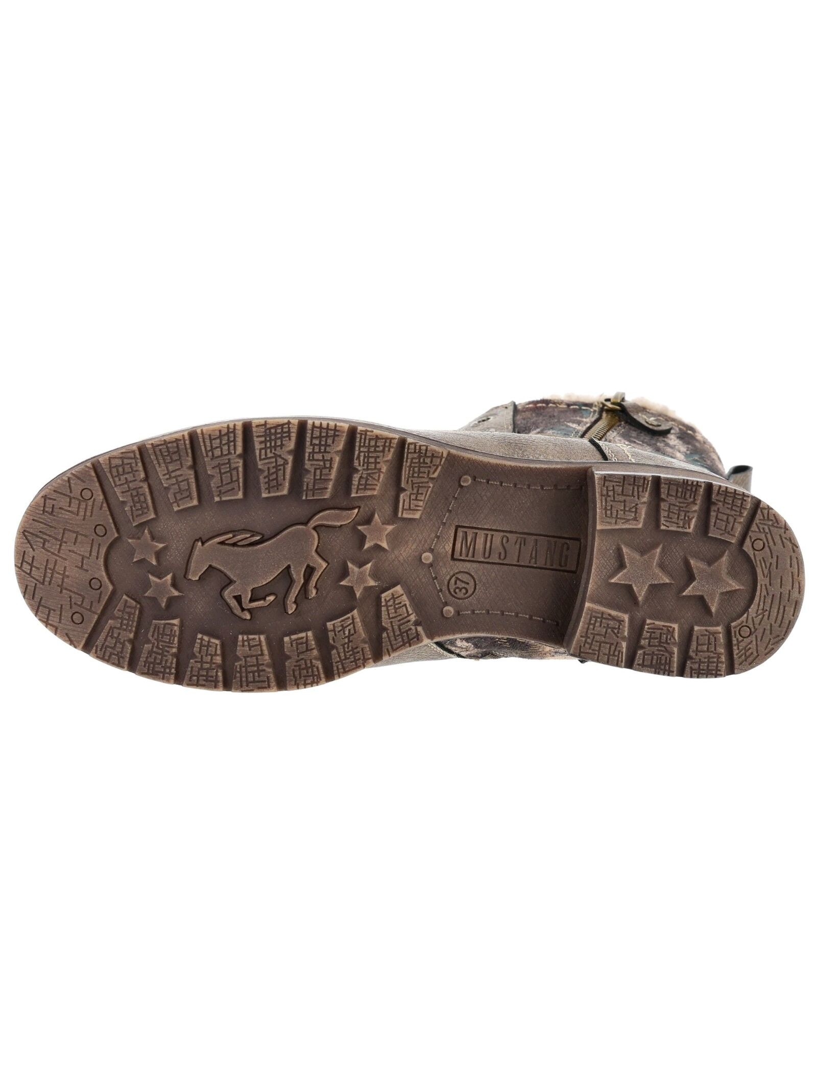 Mustang Shoes Schnürstiefelette »Mustang Shoes Stiefelette Lederimitat«