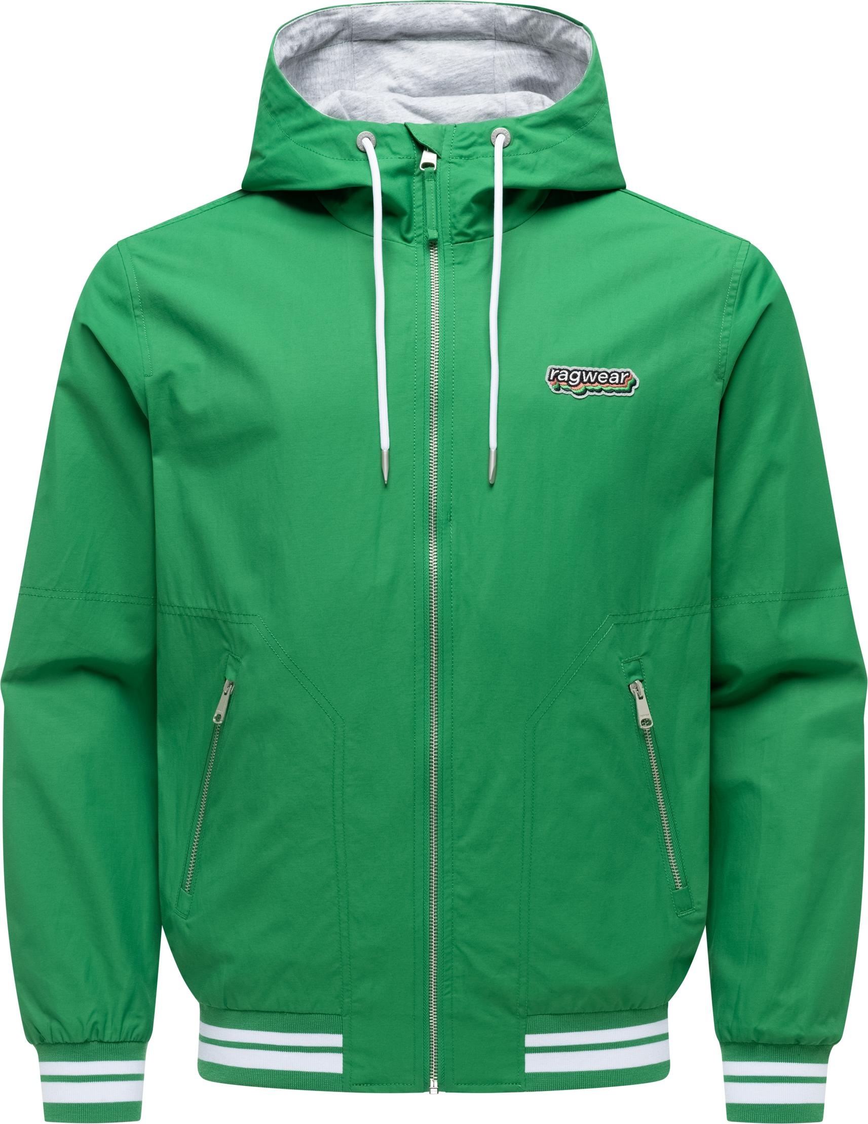 Ragwear Outdoorjacke "Stewan YOUMODO" mit Kapuze leichte Herren Übergangsjacke mitelastischen Bündchen