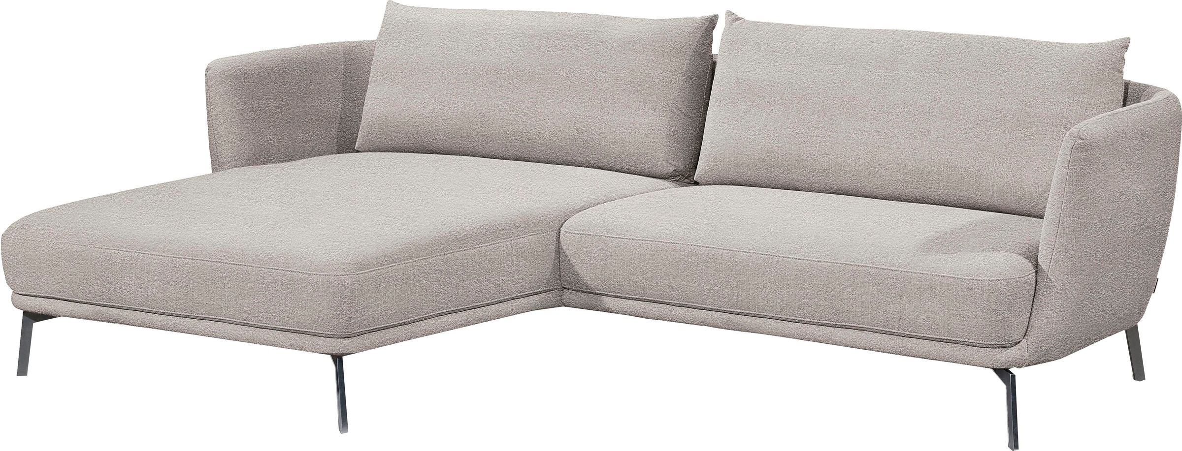 Ecksofa »Pearl - 5 Jahre Hersteller-Garantie, auch in Bouclé L-Form«, Maße (B/H/T):...