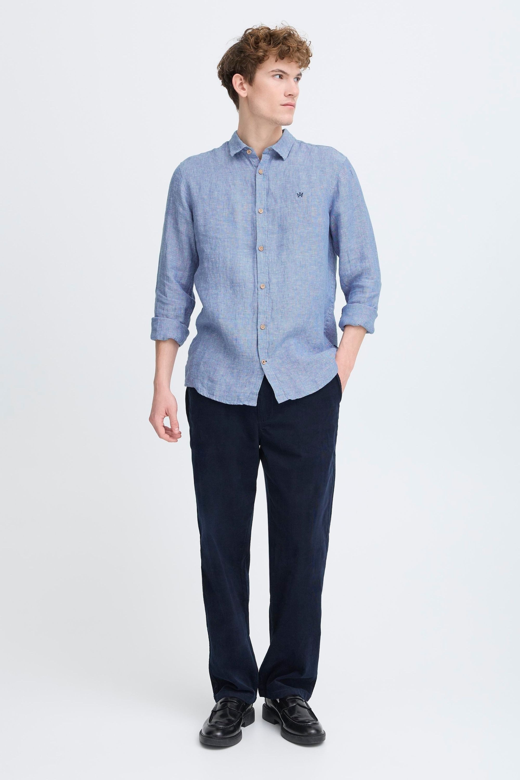 Kronstadt Leinenhemd "Leinenhemd KSHeart" günstig online kaufen