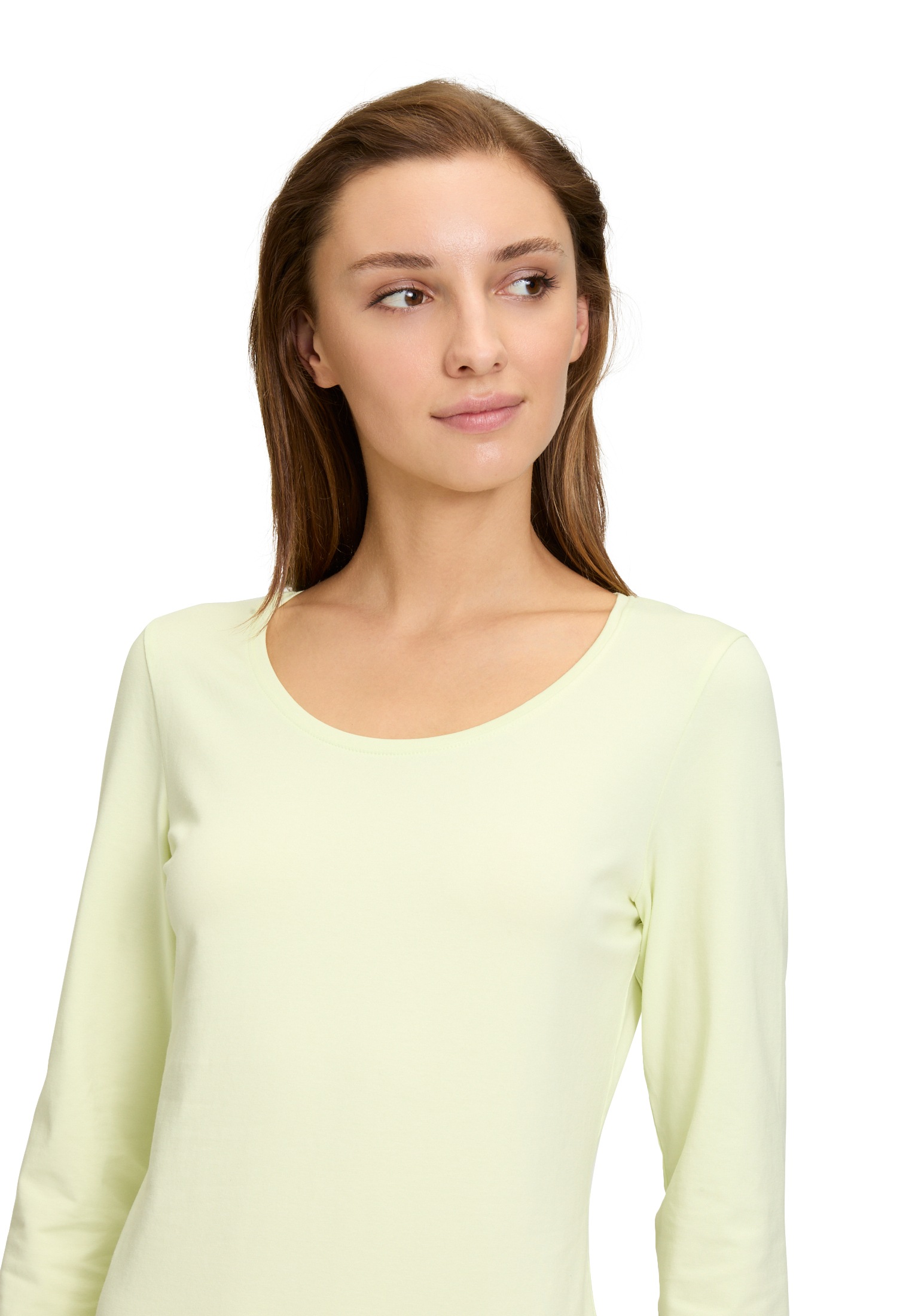 Cartoon 3/4-Arm-Shirt »Cartoon Damen Basic Shirt mit Rundhalsausschnitt«, (1 tlg.), Form