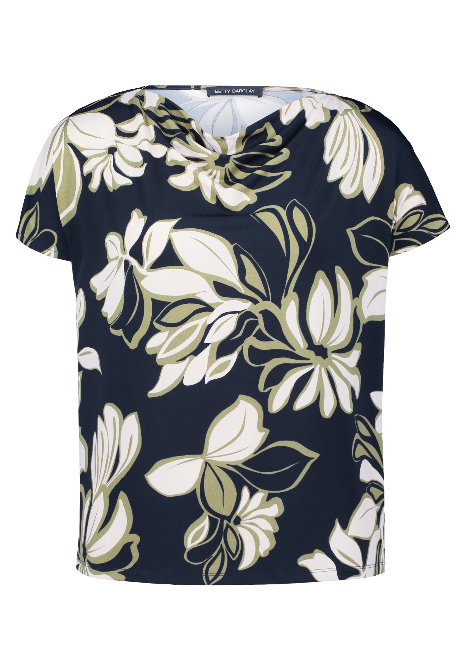 Betty Barclay Kurzarmshirt »Damen mit Wasserfallausschnitt« 1 Stk.