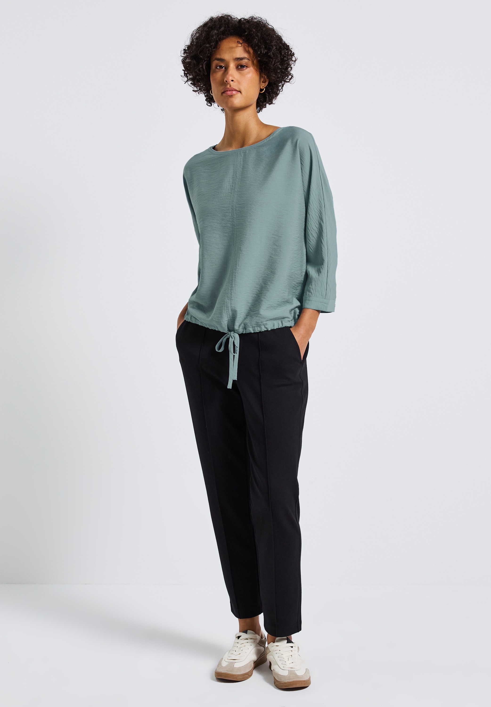 Thumbnail - STREET ONE Langarmbluse aus seidiger Viskose