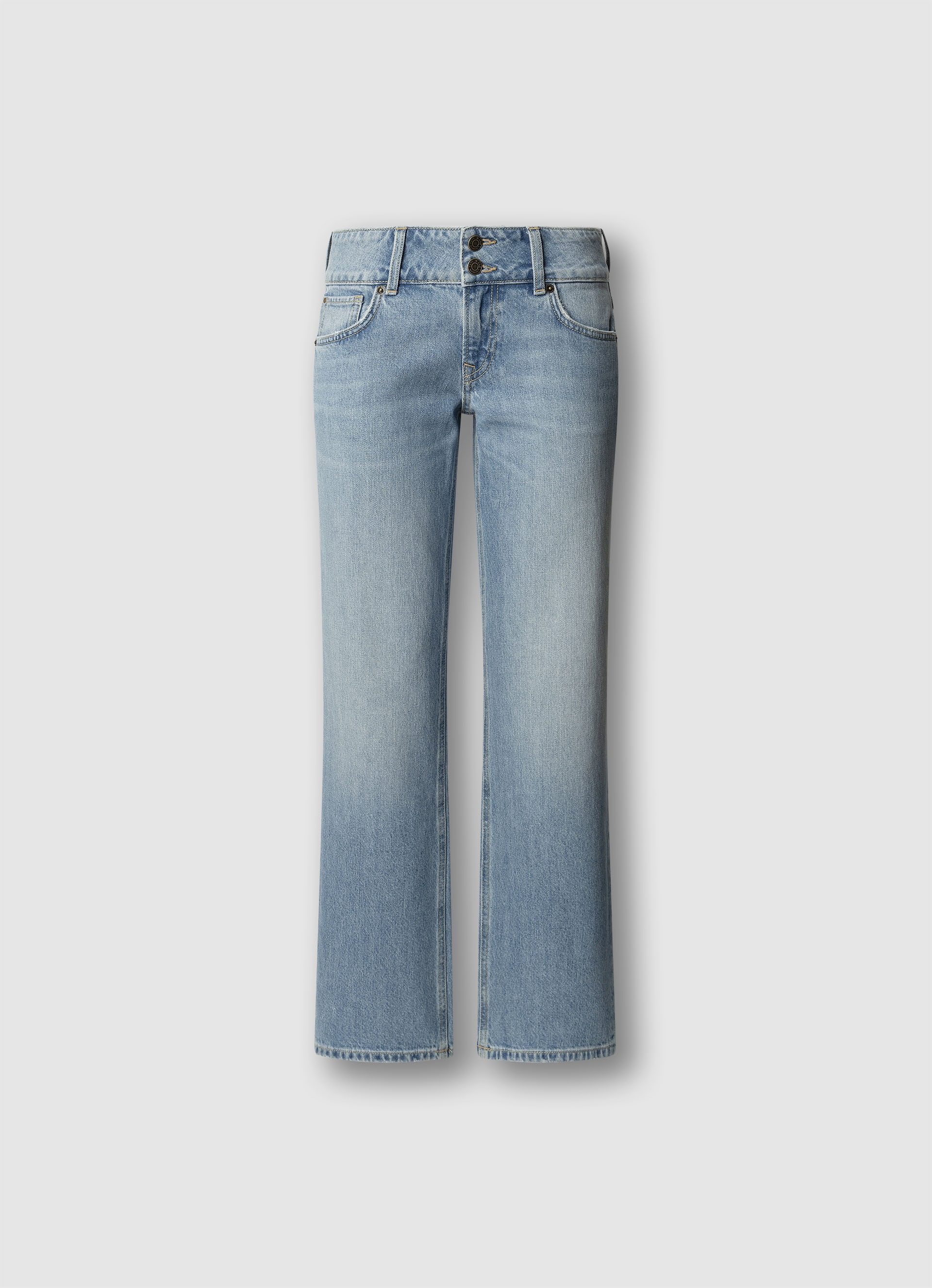Thumbnail - Pepe Jeans "STRAIGHT JEANS LW" mit doppeltem Knopfverschluss