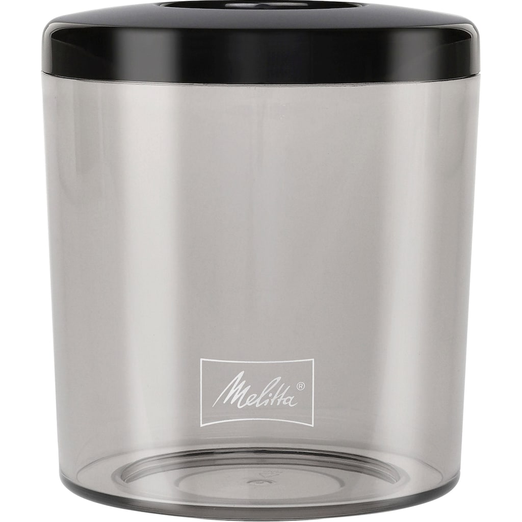 Melitta Kaffeemühle »Calibra 1027-01 schwarz-Edelstahl«, 160 W, Kegelmahlwerk, 375 g Bohnenbehälter