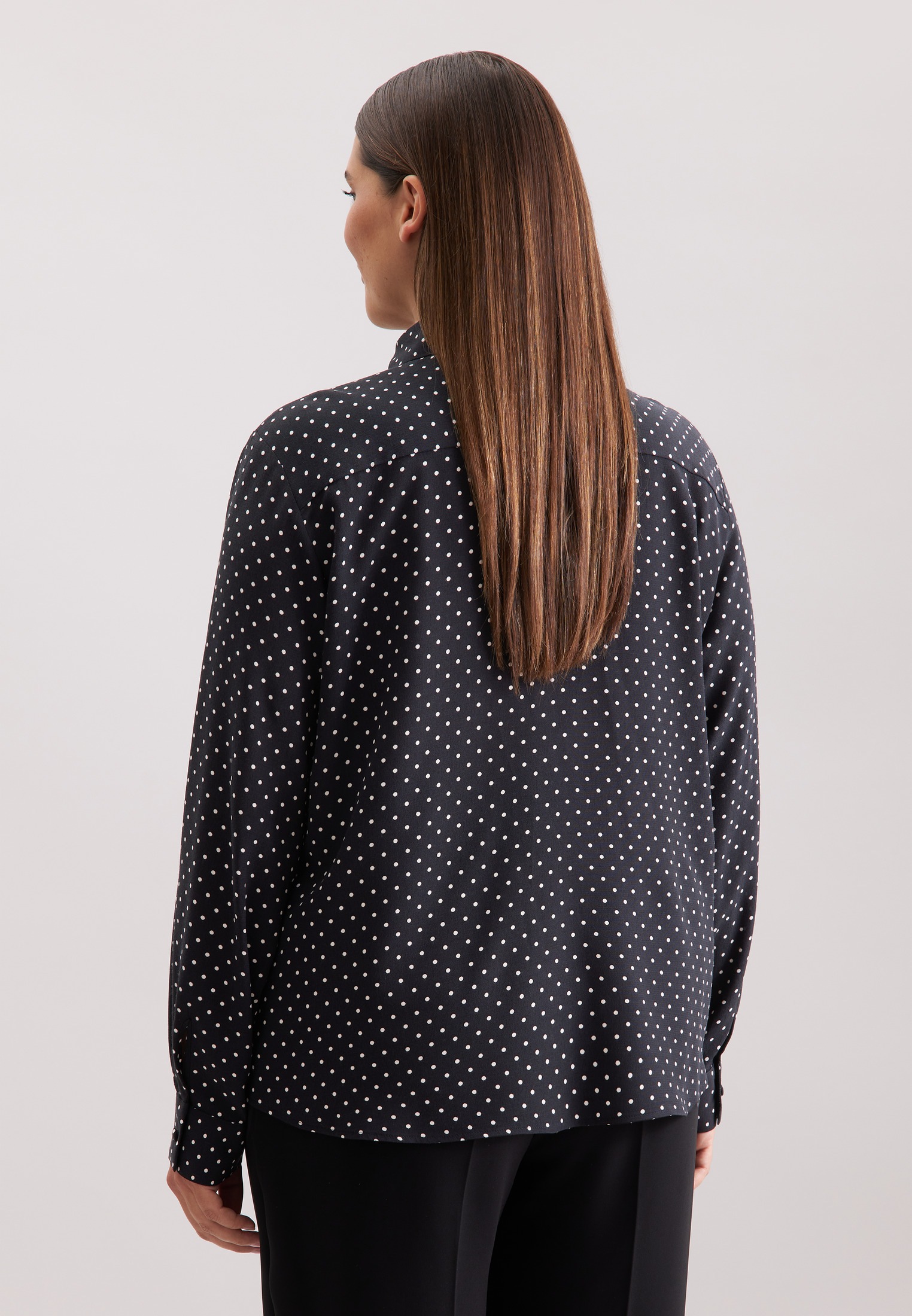 seidensticker Klassische Bluse "Schwarze Rose", 1/1 Druck günstig online kaufen