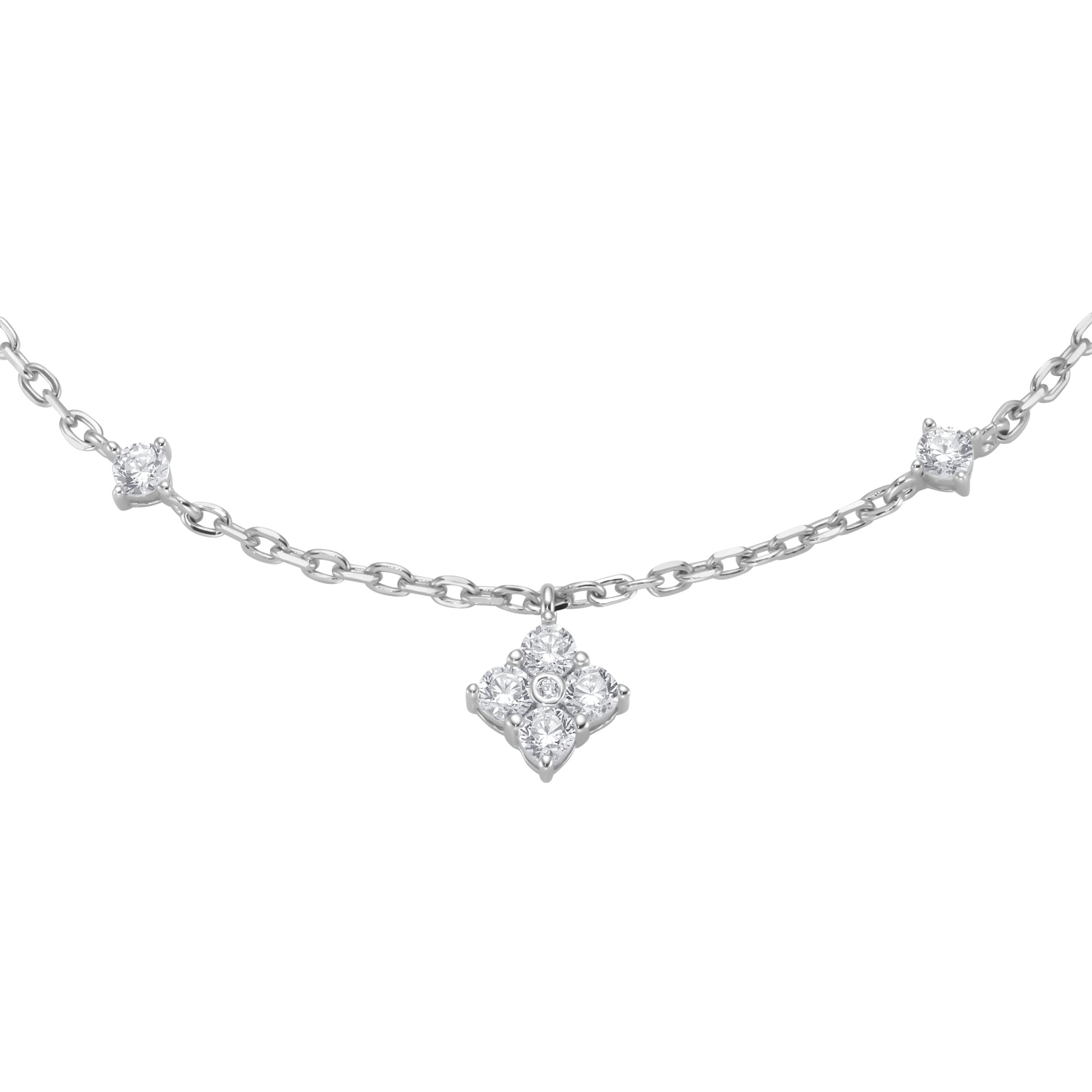GIORGIO MARTELLO MILANO Armband »mit Behang, weiße Zirkonia, Silber 925«